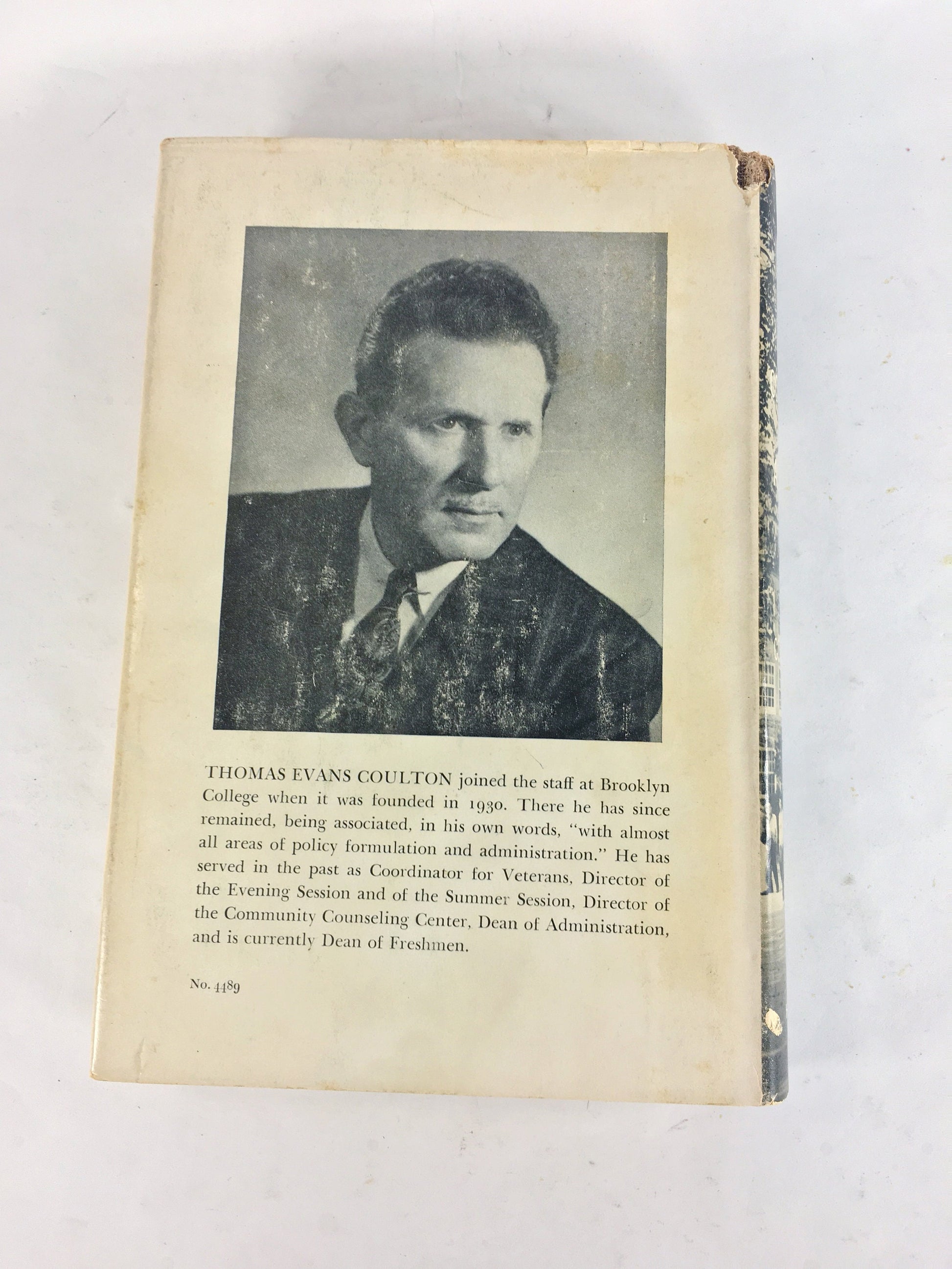 Brooklyn College FIRST EDITION vintage book circa 1955. City College in Action by Thomas Coulton. Adele Bildersee. New York City gift NYC