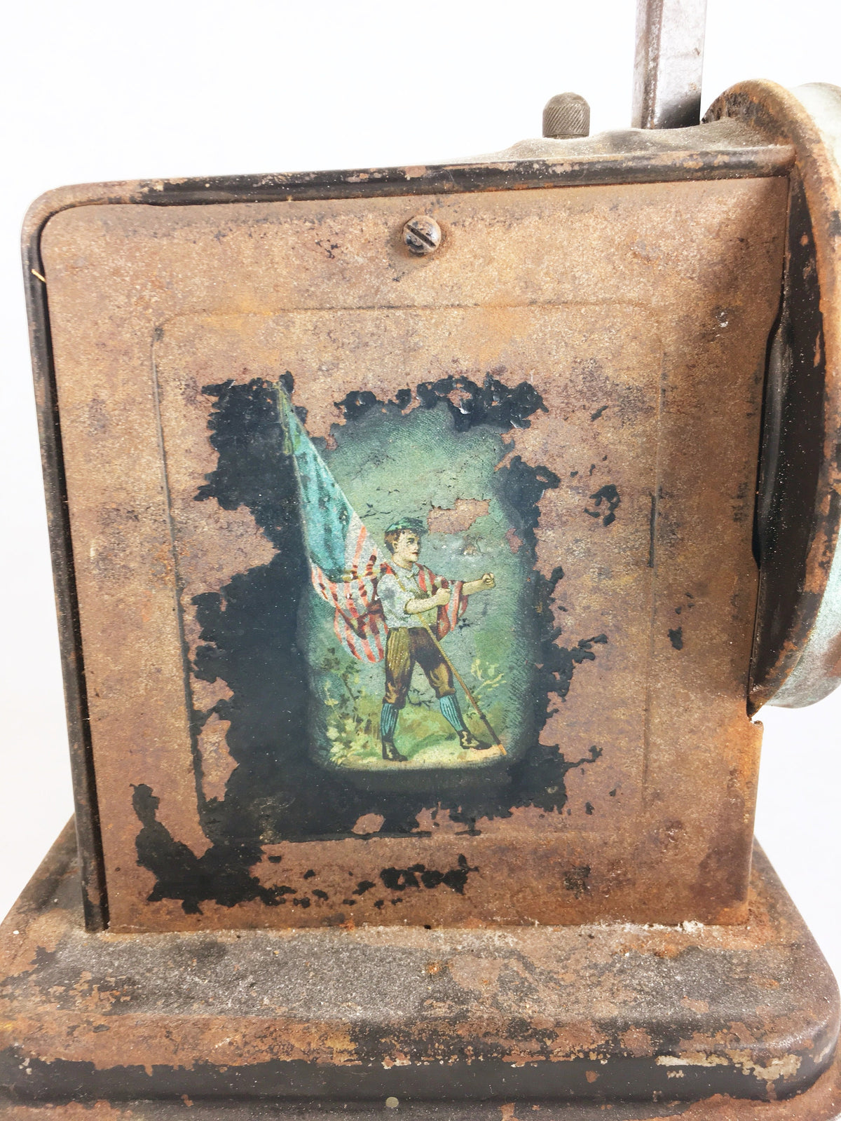 Antique Victorian scale Laclede Manufacturing Company St Louis Missouri vintage Bronze brass unique decor steampunk American patriot
