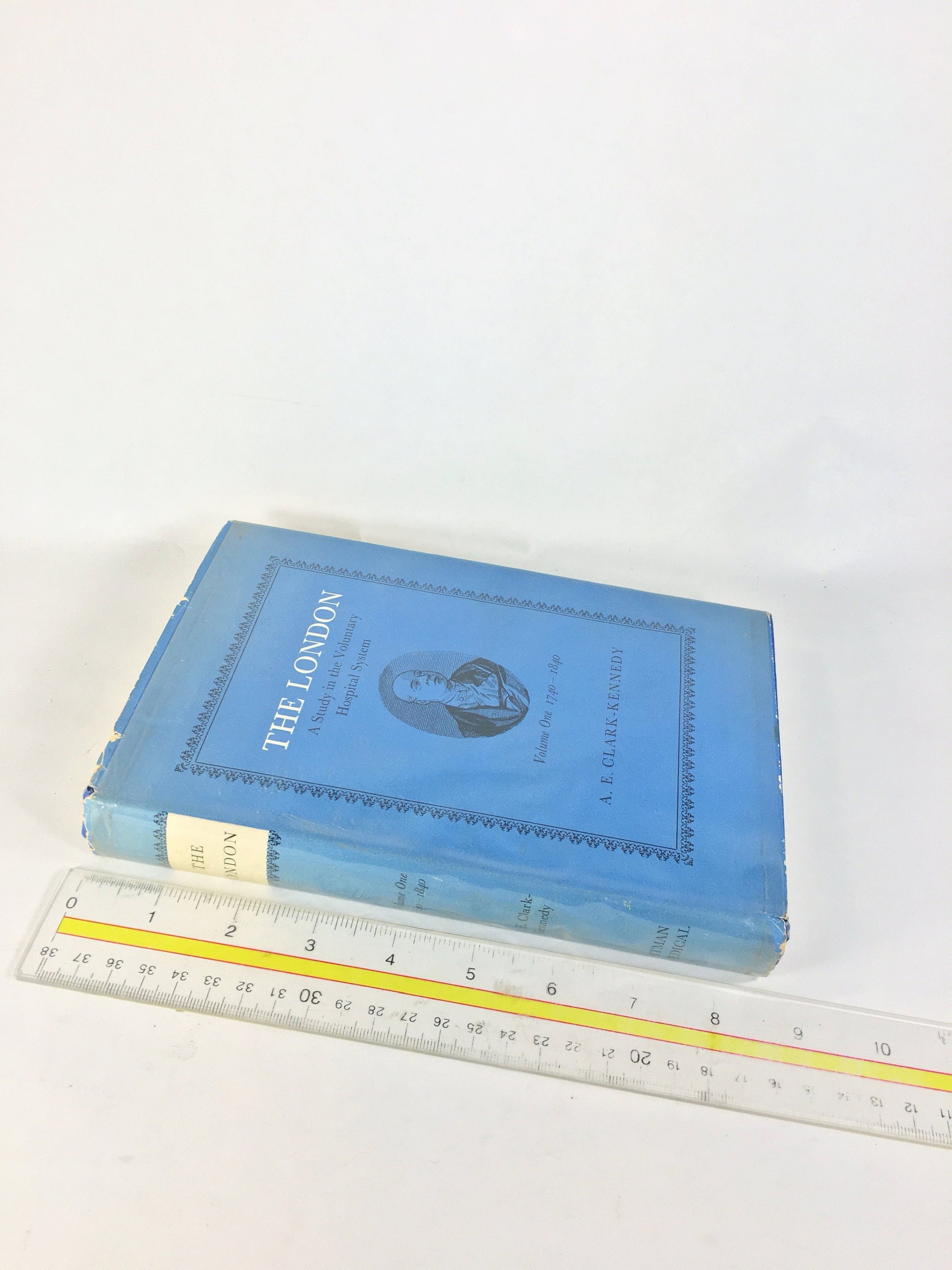 1962 London a Study in the Voluntary Hospital System. Vintage book by Clark-Kennedy circa 1962. Origin of hospitals in the 18 century. Vol 1