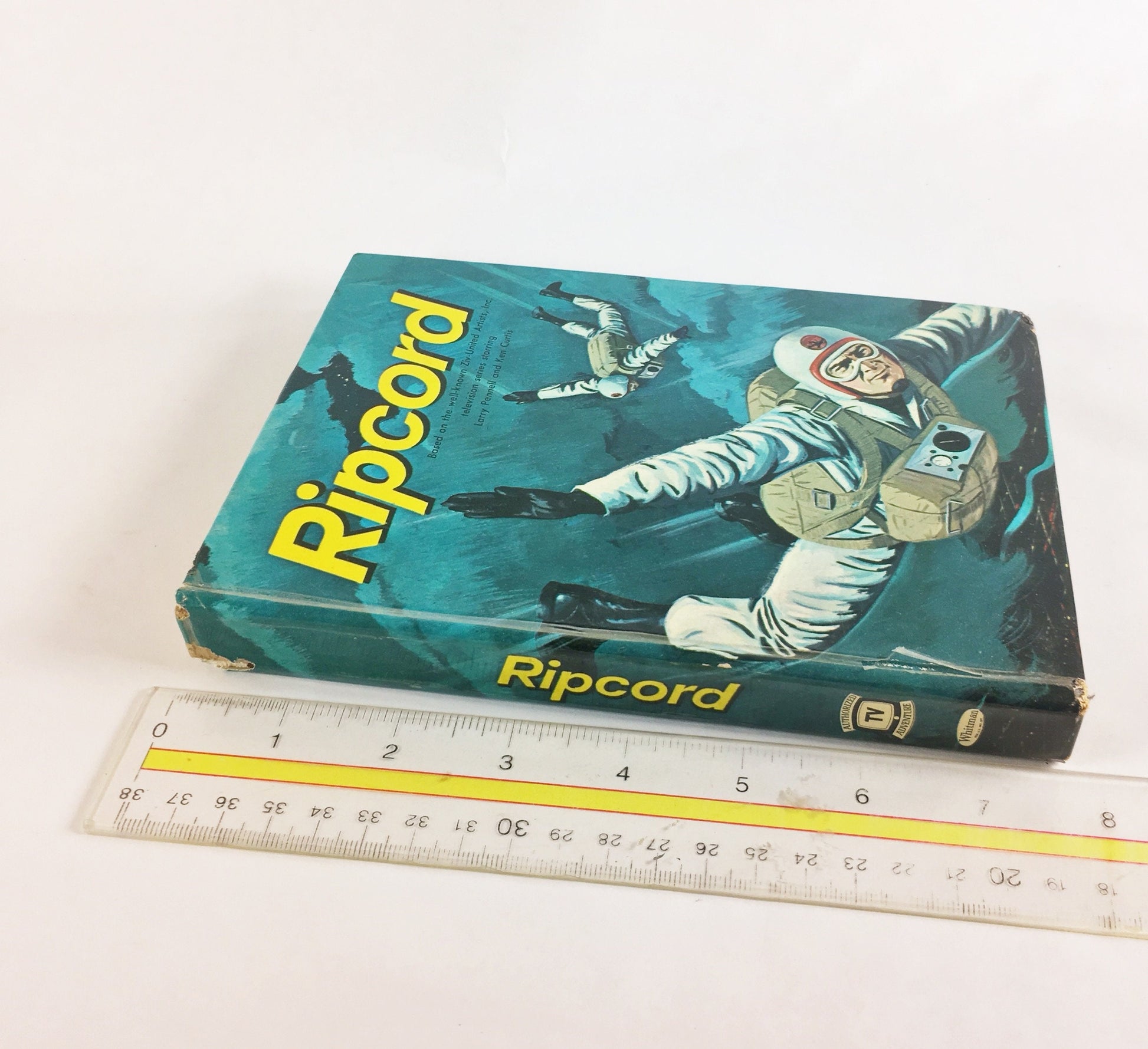 Ripcord television series vintage book by DS Halacy circa 1962. Cello Cameo Edition about about the exploits of a skydiving operation