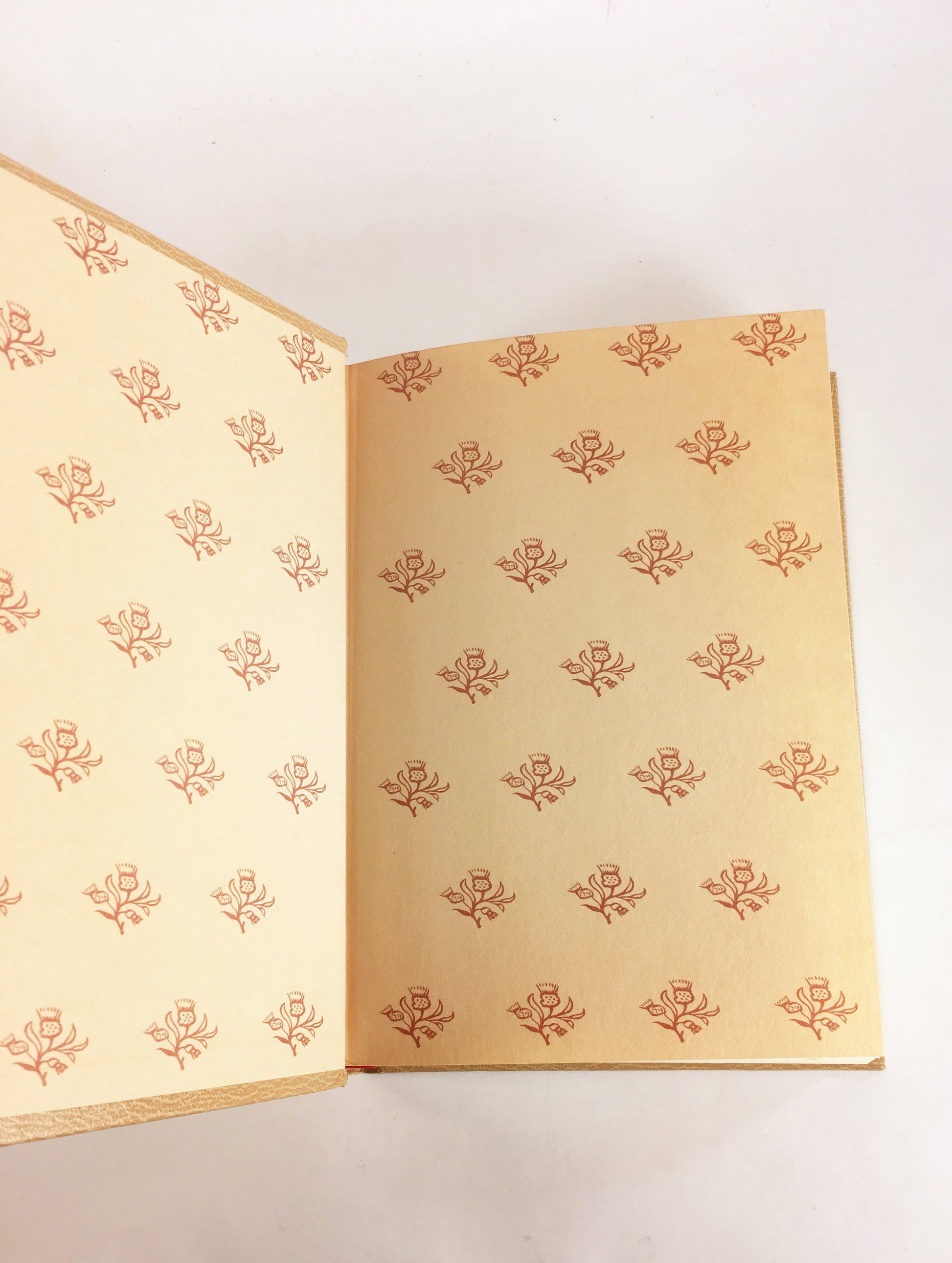 Victor Hugo works poems, plays, essays in one volume including Hunchback of Notre Dame BEAUTIFUL vintage beige book decor playwright 1943