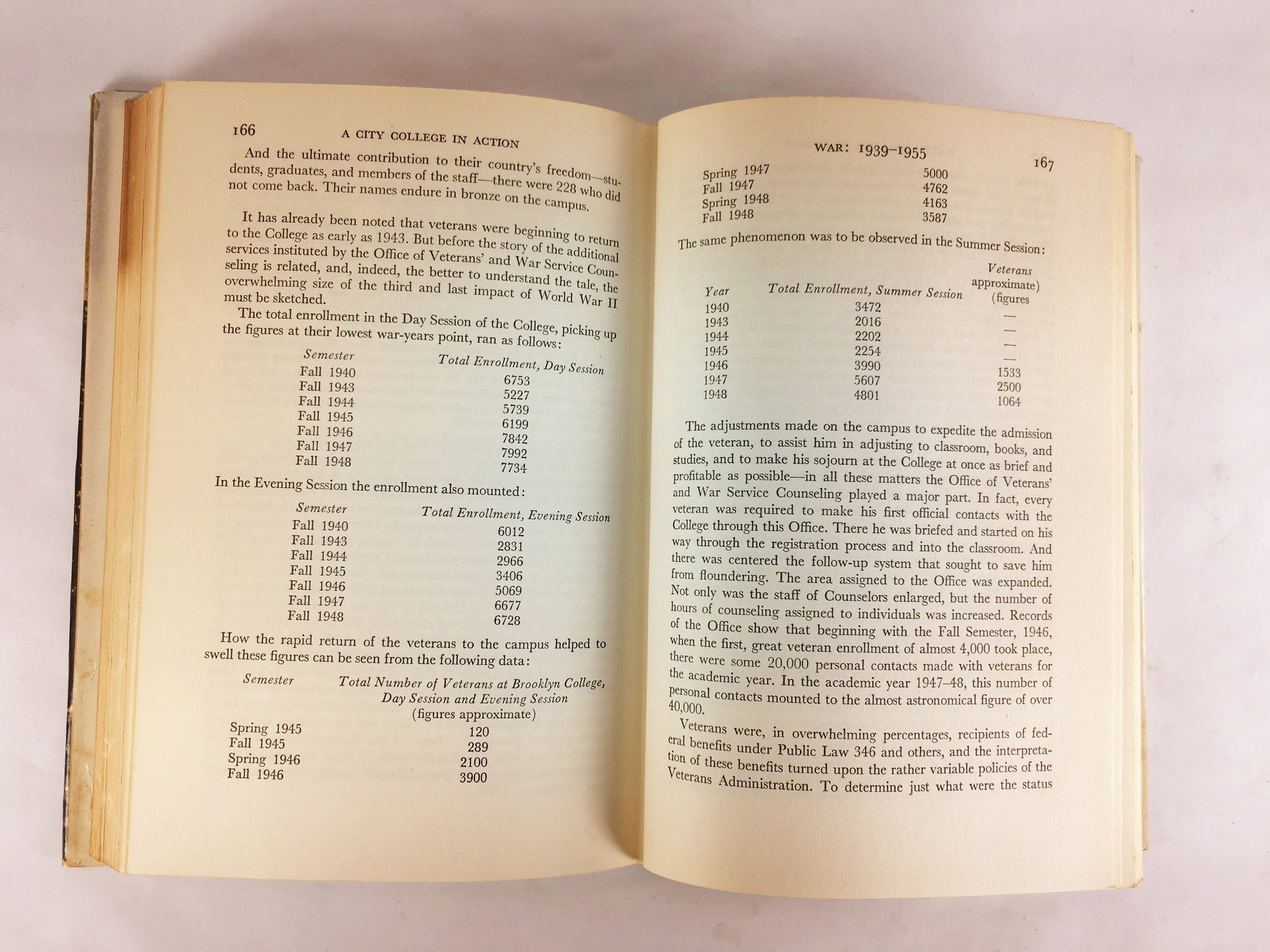 Brooklyn College FIRST EDITION vintage book circa 1955. City College in Action by Thomas Coulton. Adele Bildersee. New York City gift NYC