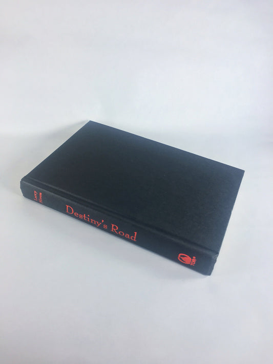 Destiny's Road FIRST EDITION vintage black book by Larry Niven circa 1997. Scifi story of a man living on a long abandoned Earth colony