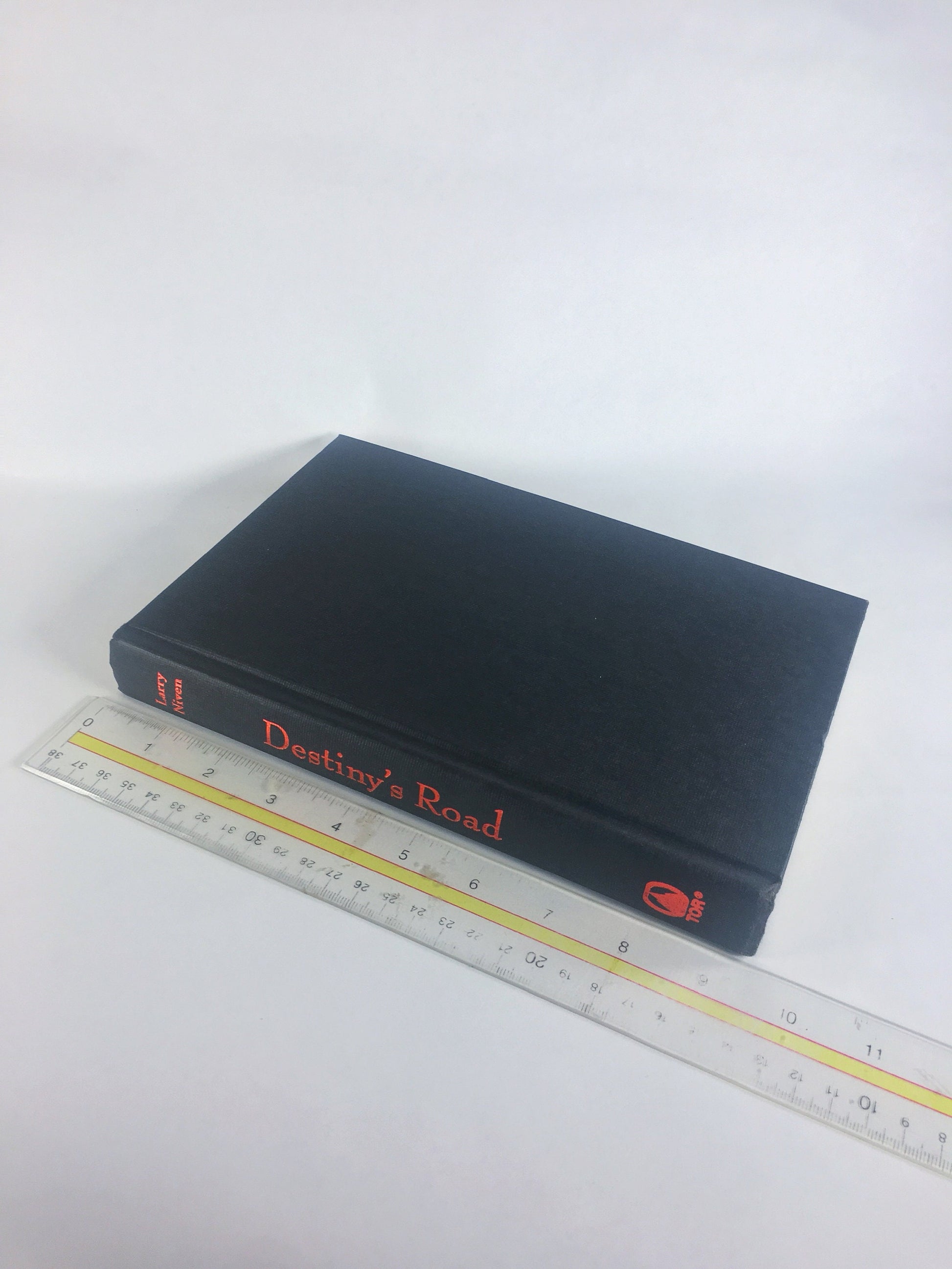 Destiny's Road FIRST EDITION vintage black book by Larry Niven circa 1997. Scifi story of a man living on a long abandoned Earth colony