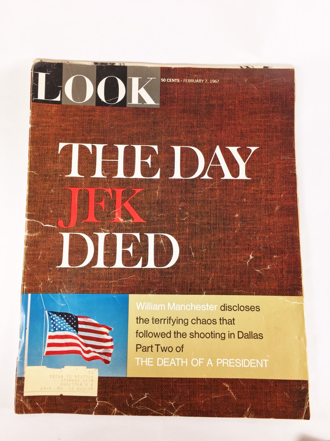 1967 Vintage JFK Look Magazine lot. Manchester Death of a President set. Collector gift vol 31, no 2, no 3 no 4, no 5. President Kennedy