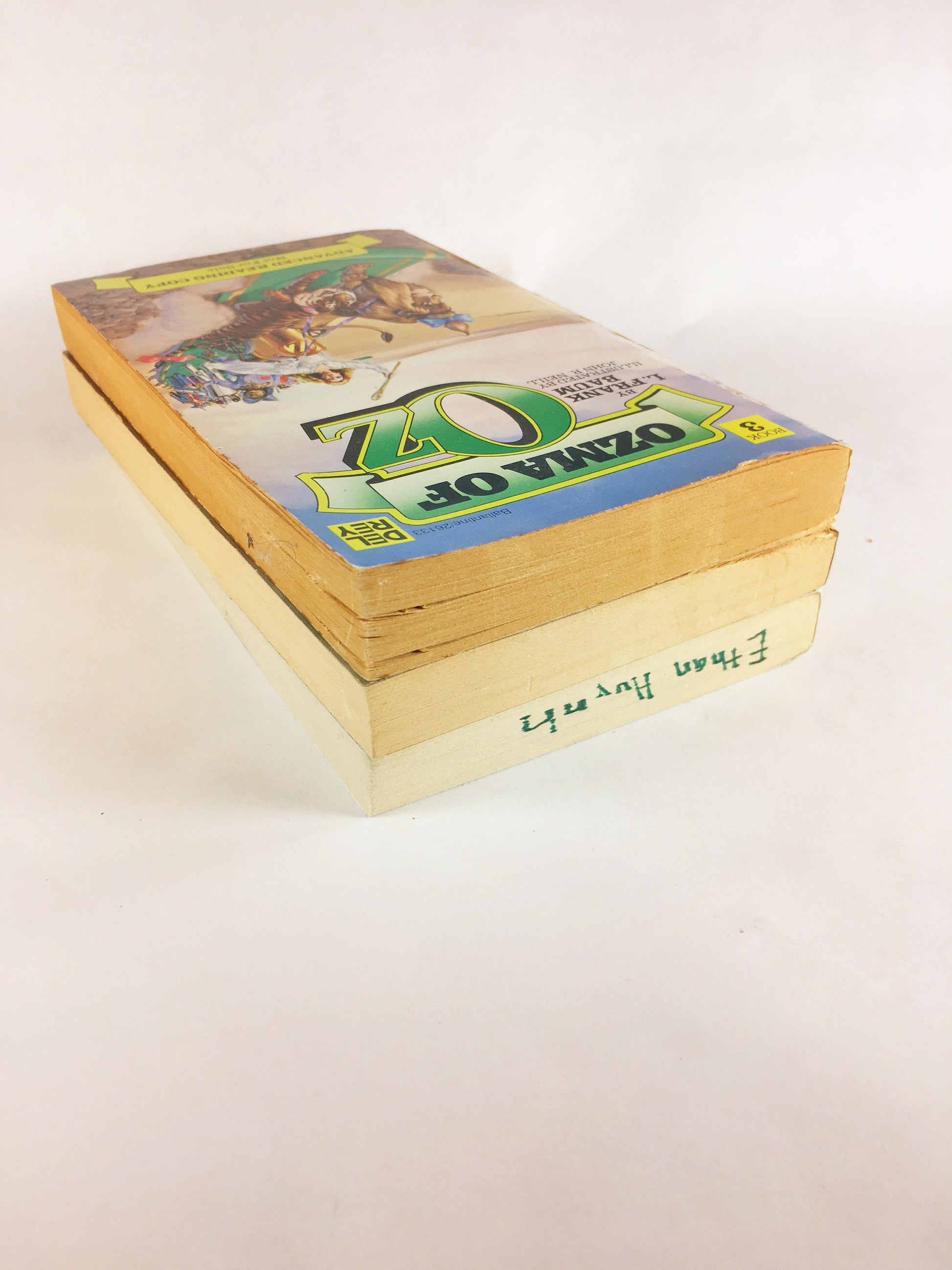 1979 Wizard of Oz vintage paperback book by L Frank Baum Tik-Tok Ozma and Wizard of Oz circa 1979. Teen tween home school reading