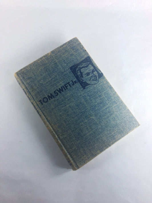 1954 Tom Swift Jr and his Jetmarine. Vintage book with tweed cloth cover. Grosset & Dunlap. Appleton