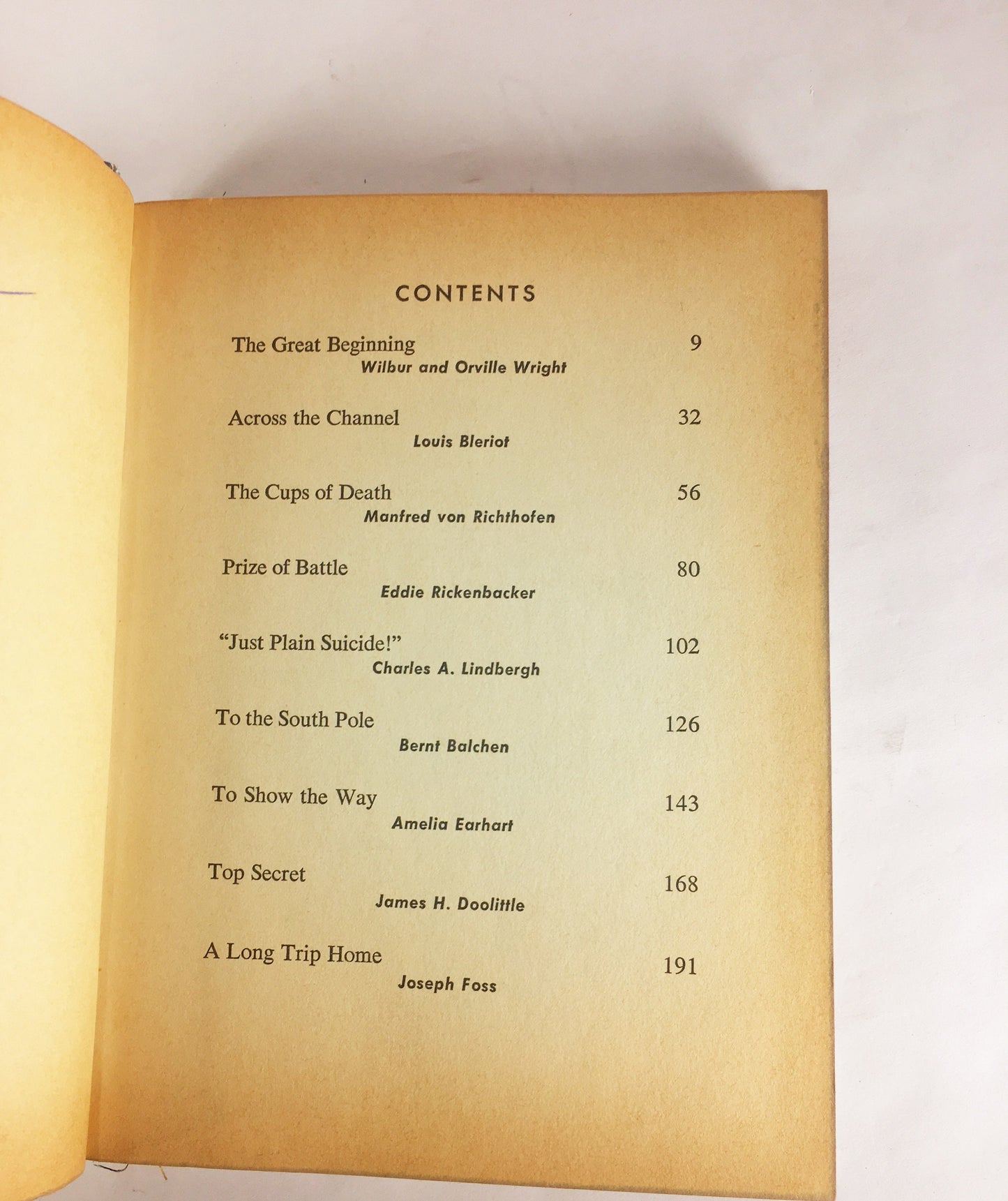 They Flew to Fame by Robert Sidney Bowen Vintage Whitman Real Life Stories book circa 1963 aviation airplane flight 1960s staging decor prop