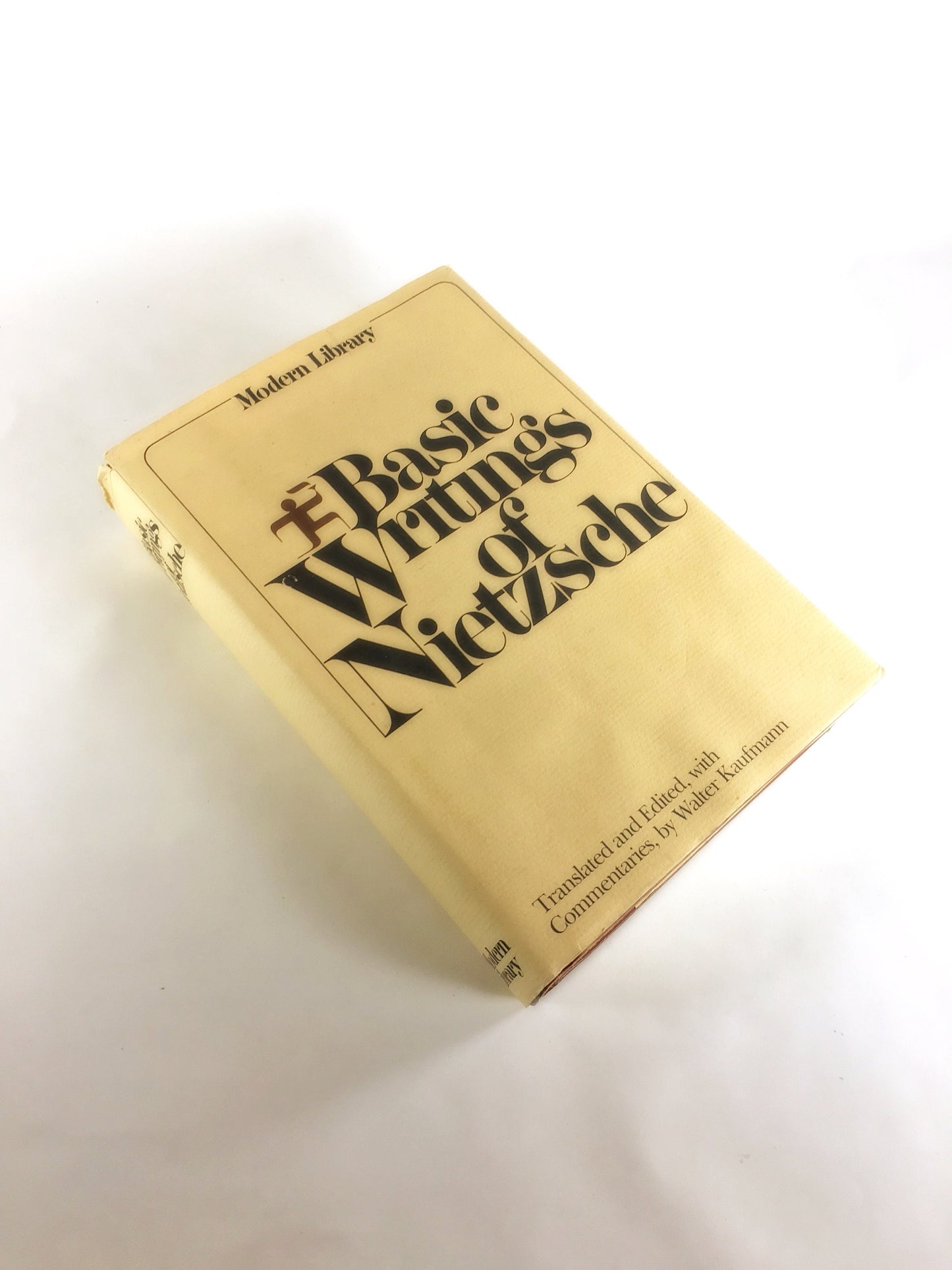 Basic Writings of Nietzsche. Vintage Modern Library Book circa 1968 with dust jacket. Philosophy Religion Atheist Theology. Book lover gift