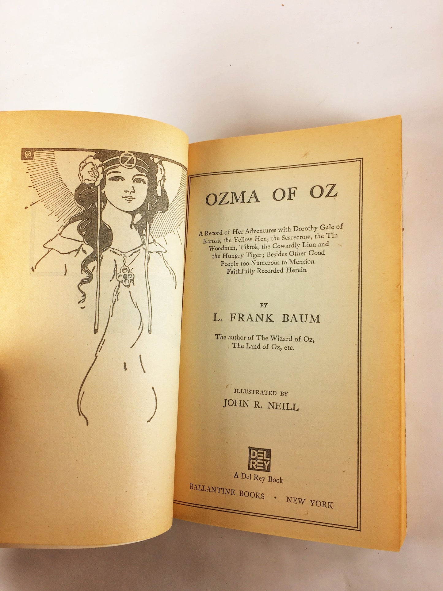 1979 Wizard of Oz vintage paperback book by L Frank Baum Tik-Tok Ozma and Wizard of Oz circa 1979. Teen tween home school reading