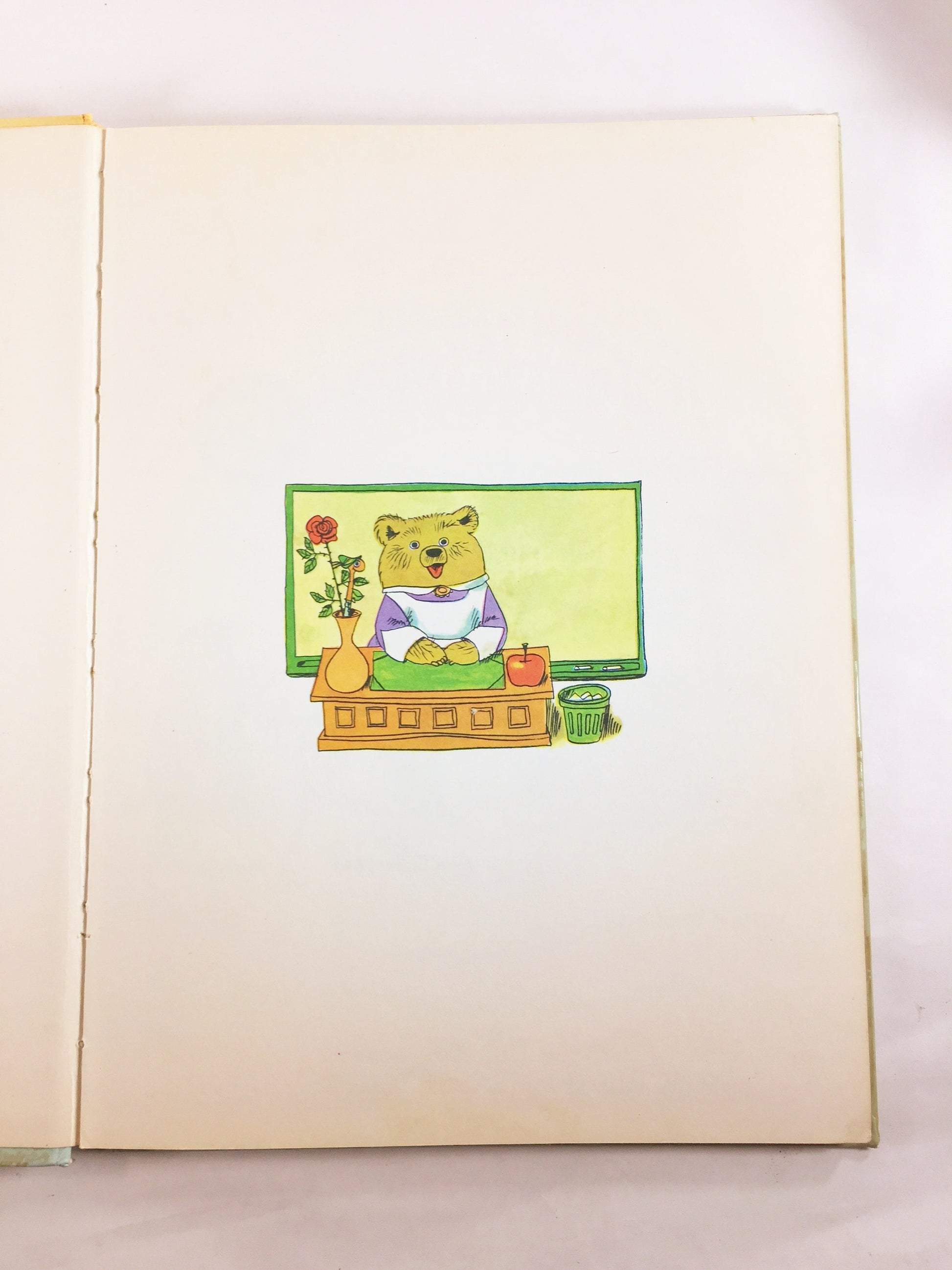 1969 Great Big Schoolhouse by Richard Scarry FIRST EDITION Vintage children's book Big Little Golden Book Deluxe Giant. Easter Basket gift