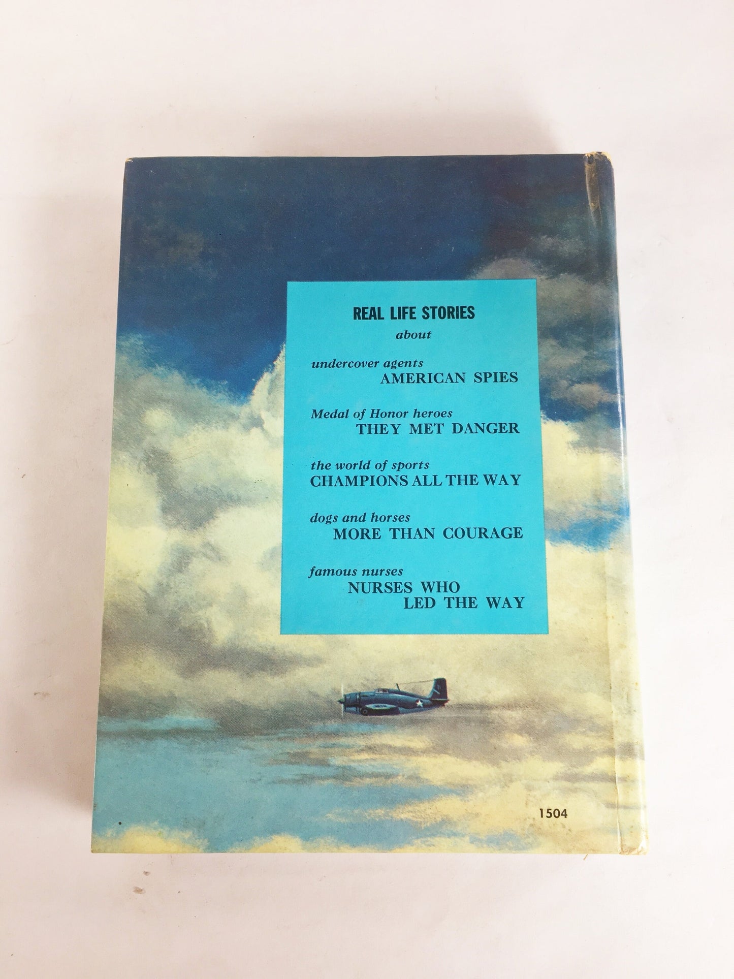 They Flew to Fame by Robert Sidney Bowen Vintage Whitman Real Life Stories book circa 1963 aviation airplane flight 1960s staging decor prop