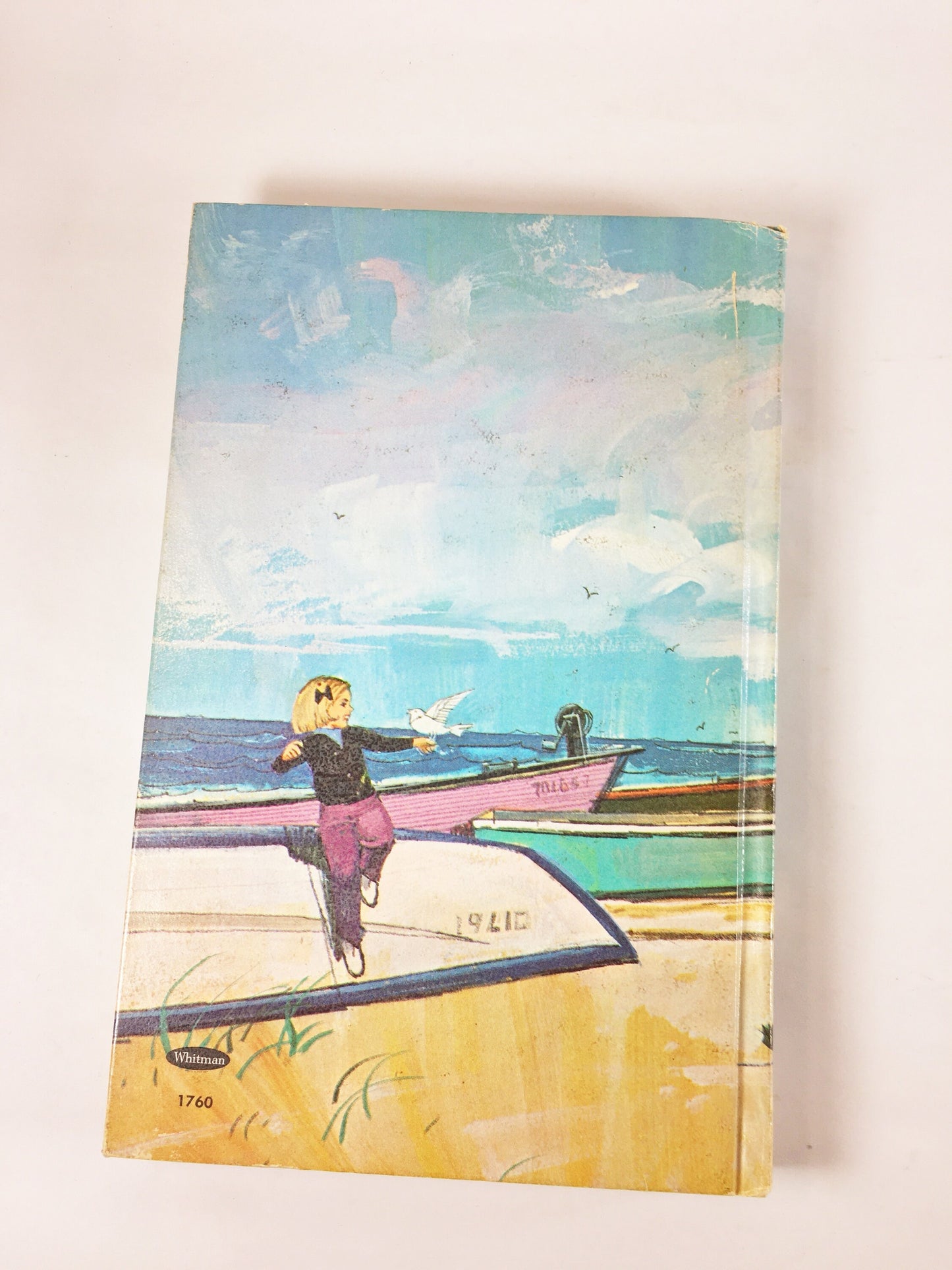 1966 Dory Boy by Joan Talmage Weiss about a teenage boy and summer challenges. Vintage cello book Whitman Publishing