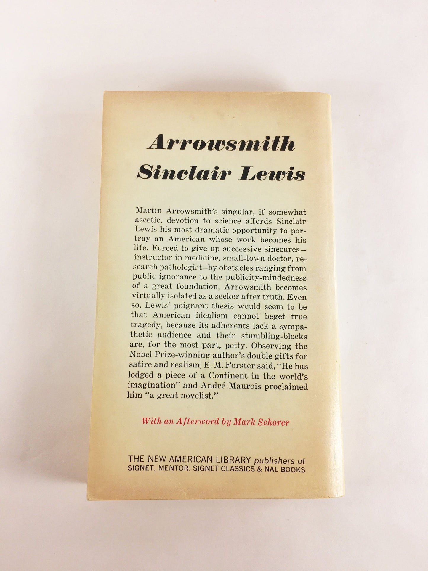 Sinclair Lewis Babbitt Main Street Arrowsmith Elmer Gantry. Vintage paperback books circa 1960s & 1970s.