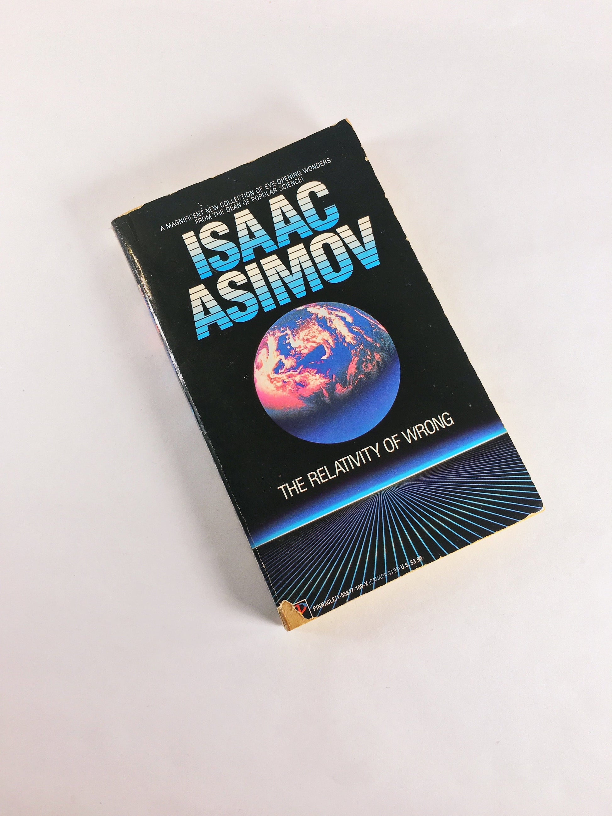 1960 - 1980s Isaac Asimov vintage paperback book Foundatiom, Relativity of Wrong, Winds of Change, Sin of Origin, Universe Second Foundation