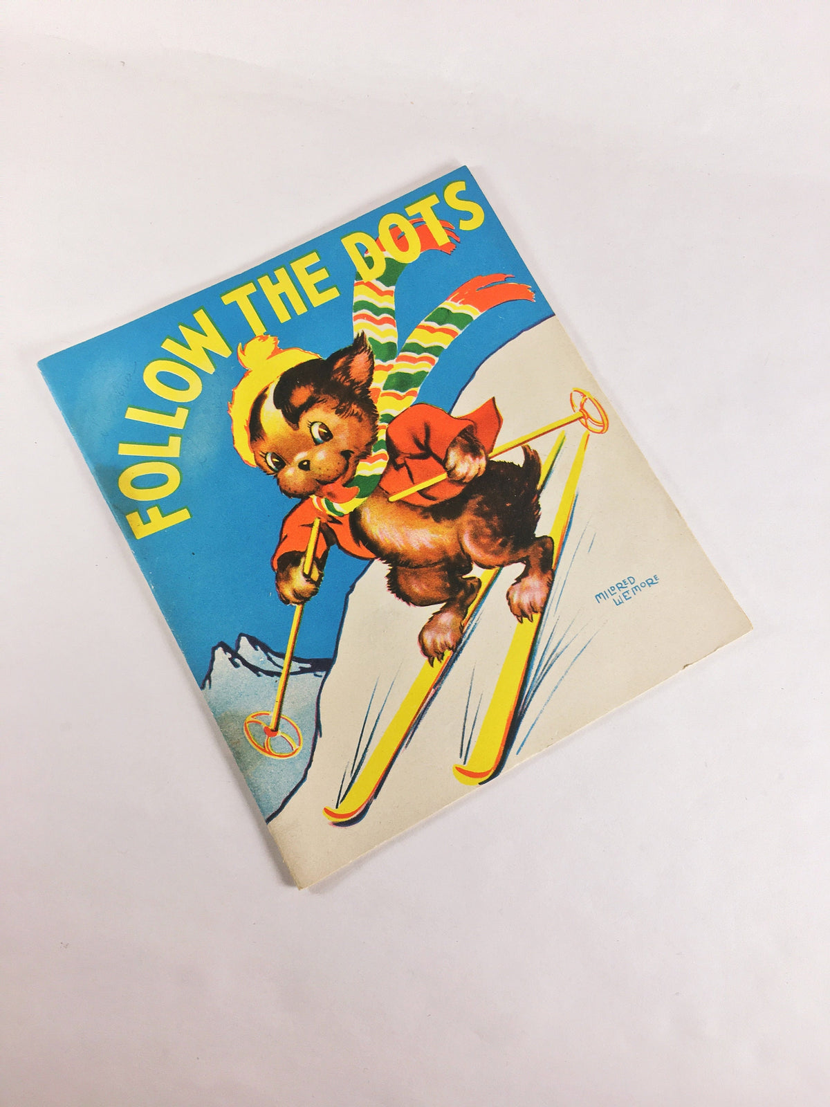 1942 Saalfield vintage War-Time Book Three Little Pigs, Toymaker, Three Bears, Old Woman & Pig, Maze of Months, Toymaker Things to Do Tiger