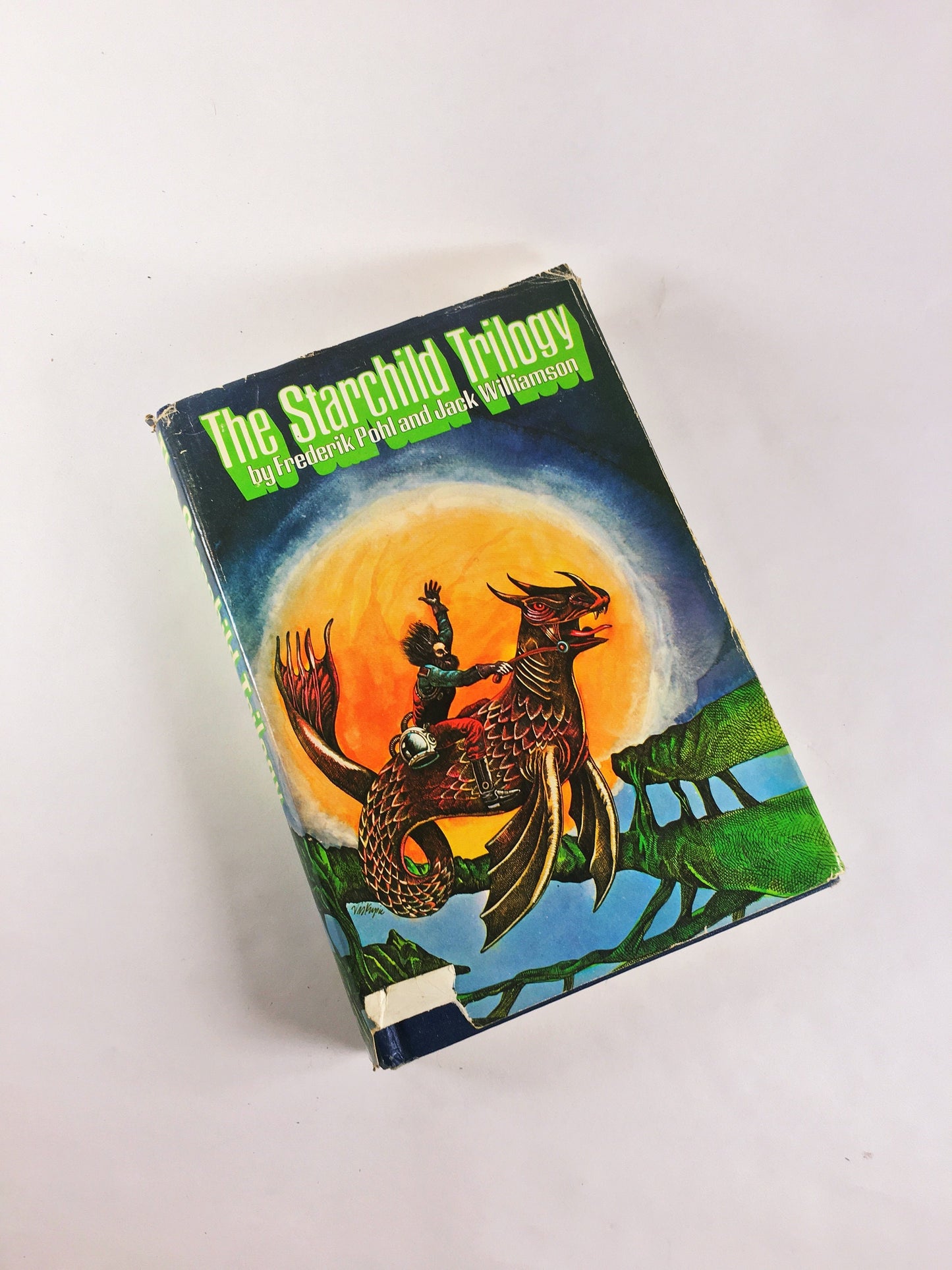 1969 Starchild Trilogy by Frederik Pohl Vintage science fiction book about Earth governed by a worldwide computerized security network.