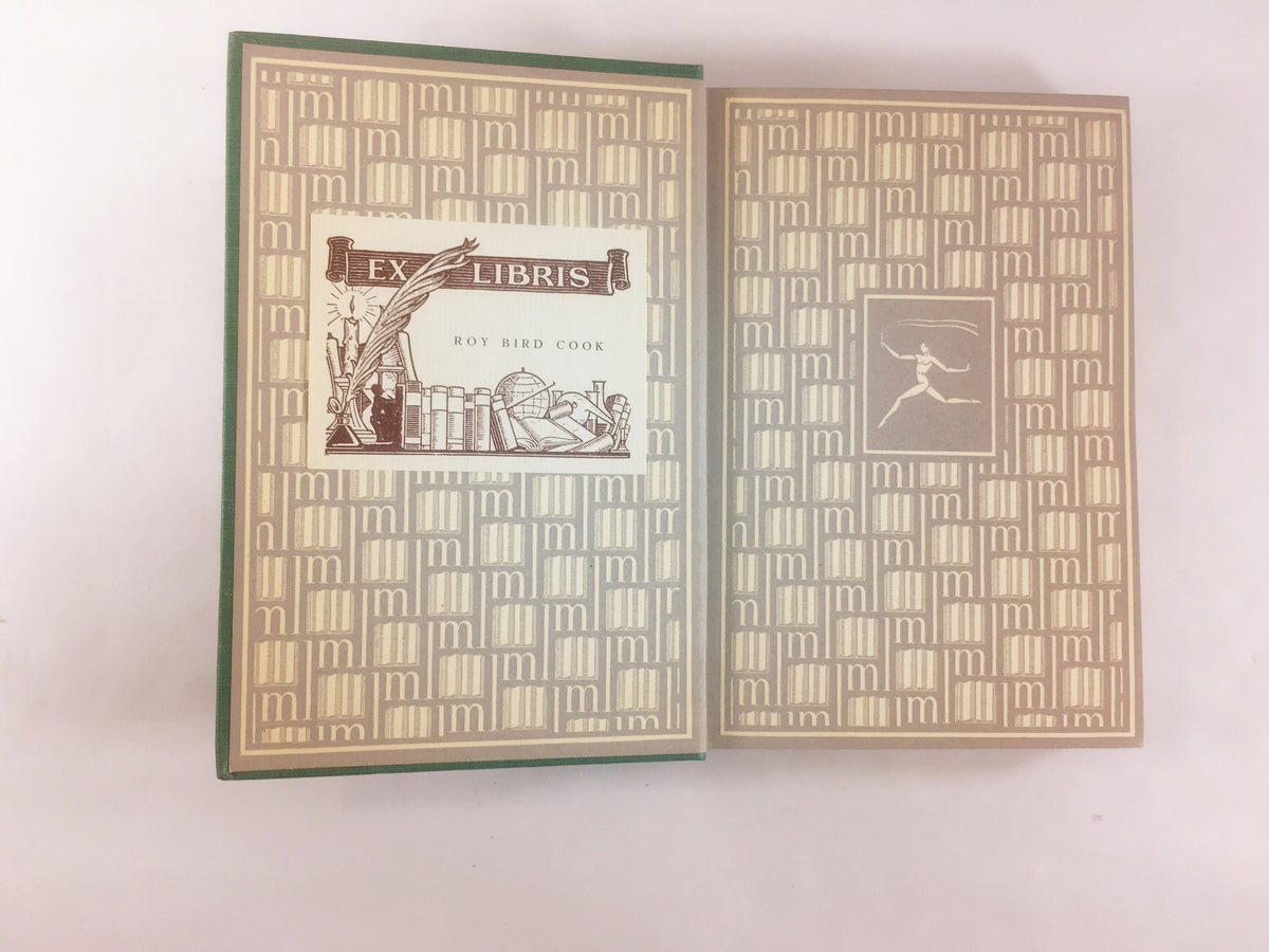 1935 Shakespeare, Lord Byron, Oliver Wendell Holmes Anthology of Light Verse Vintage Modern Library book Green home decor