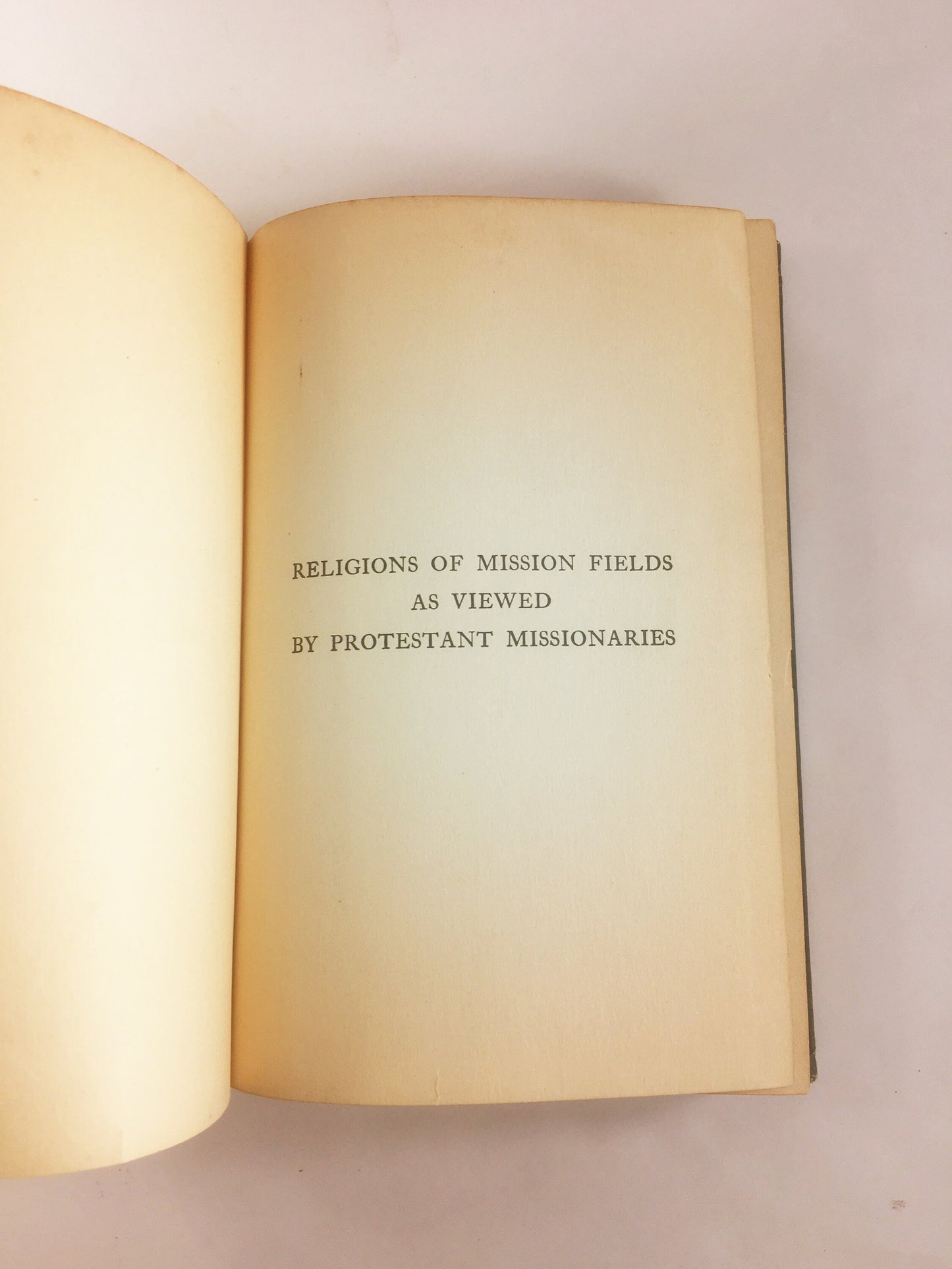 1905 Antique Protestant Missionary book. Africa, India and Southern Asia. Religions of Mission Fields Student Volunteer Movement. Christian