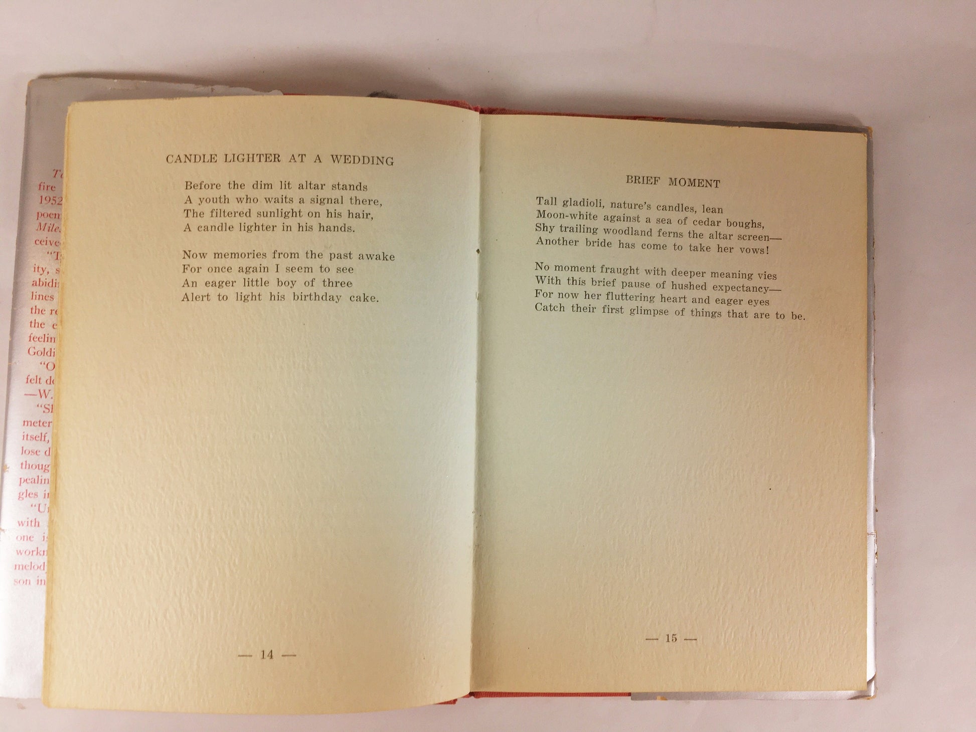 Tapestries by Josephine Powell Beaty. SIGNED First Edition vintage poetry book circa 1953 winner of the Wildfire Magazine Award. Milesteones