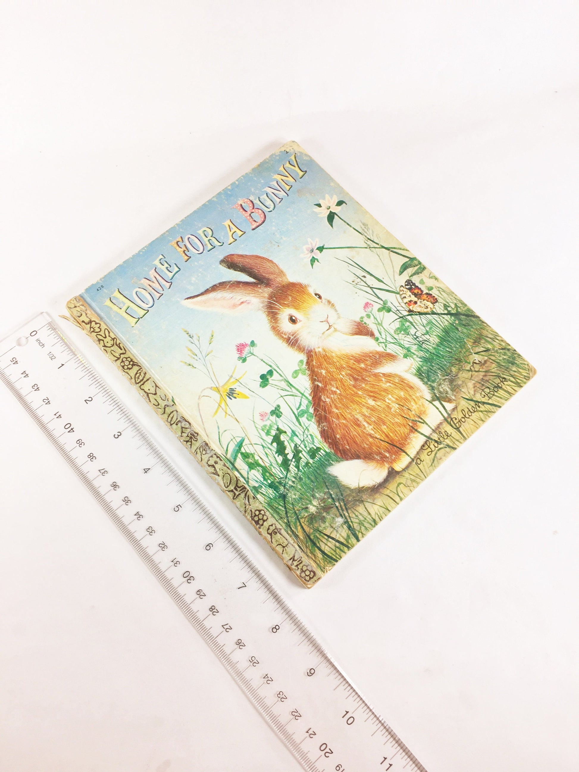 Margaret Wise Brown Home for a Bunny illustrated by Garth Williams. Little Golden Book circa 1961 vintage “D” early printing