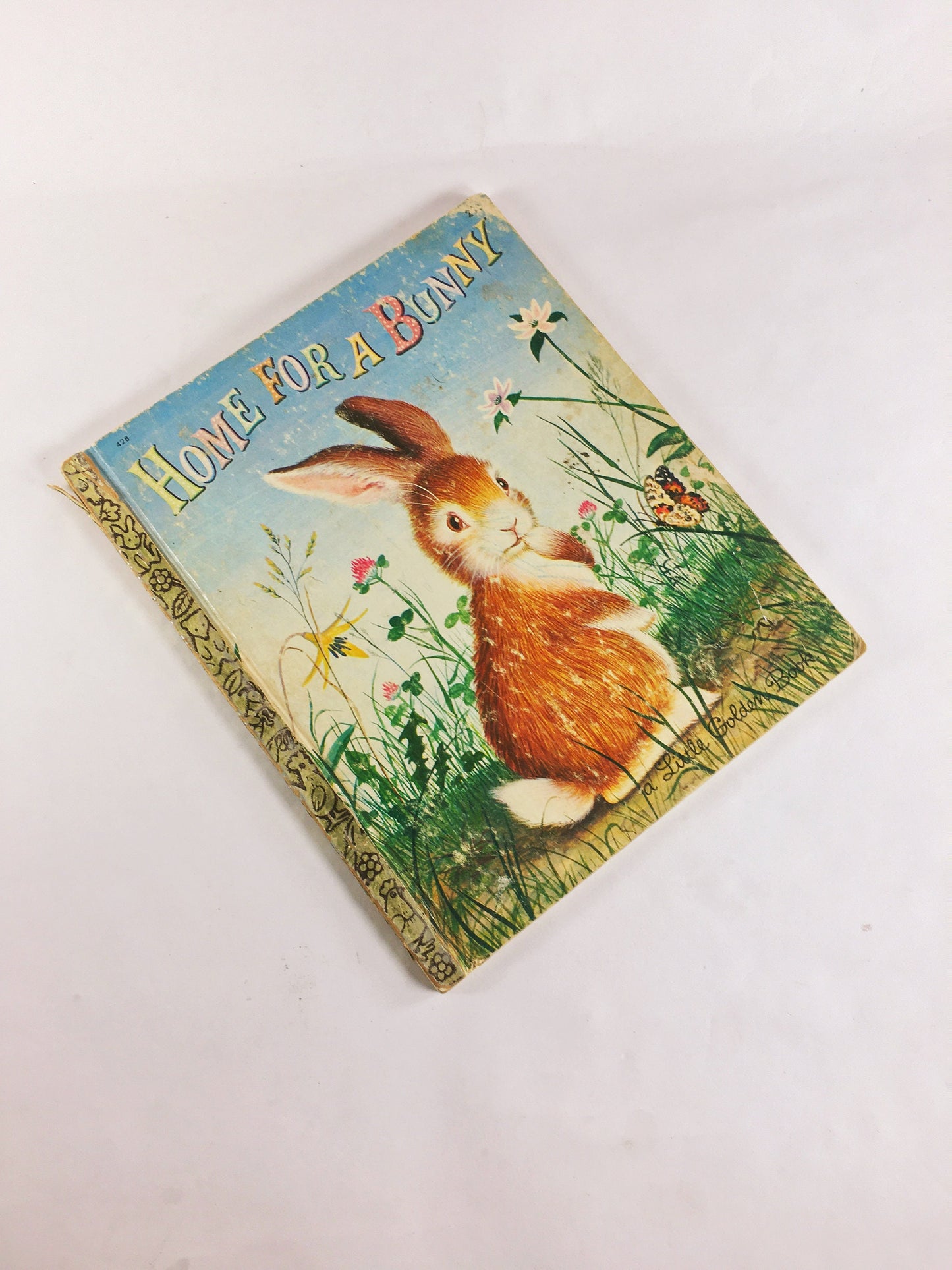 Margaret Wise Brown Home for a Bunny illustrated by Garth Williams. Little Golden Book circa 1961 vintage early printing.