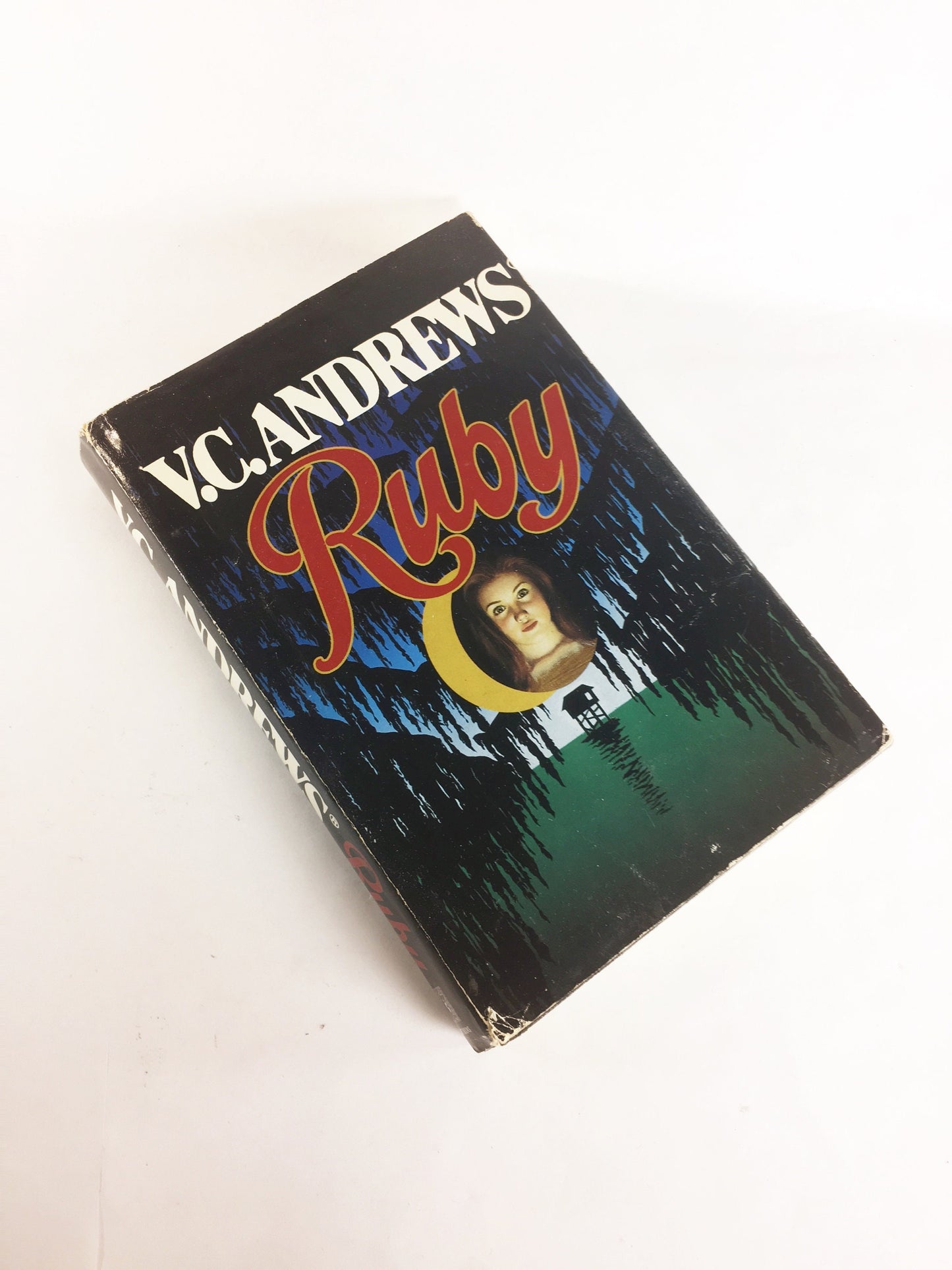 VC Andrews vintage hardcover book Logan Family Series Ruby, Melody, Olivia, Music in the Night Heart Song, Unfinished Symphony.