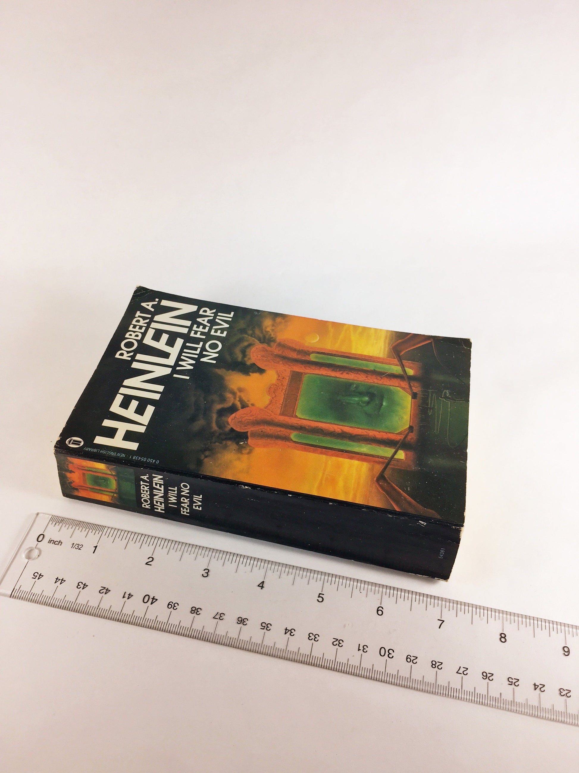 1982 I Will Fear No Evil by Robert Heinlein Man's mind transplanted into woman's body Vintage paperback book Masculine vs feminine trans