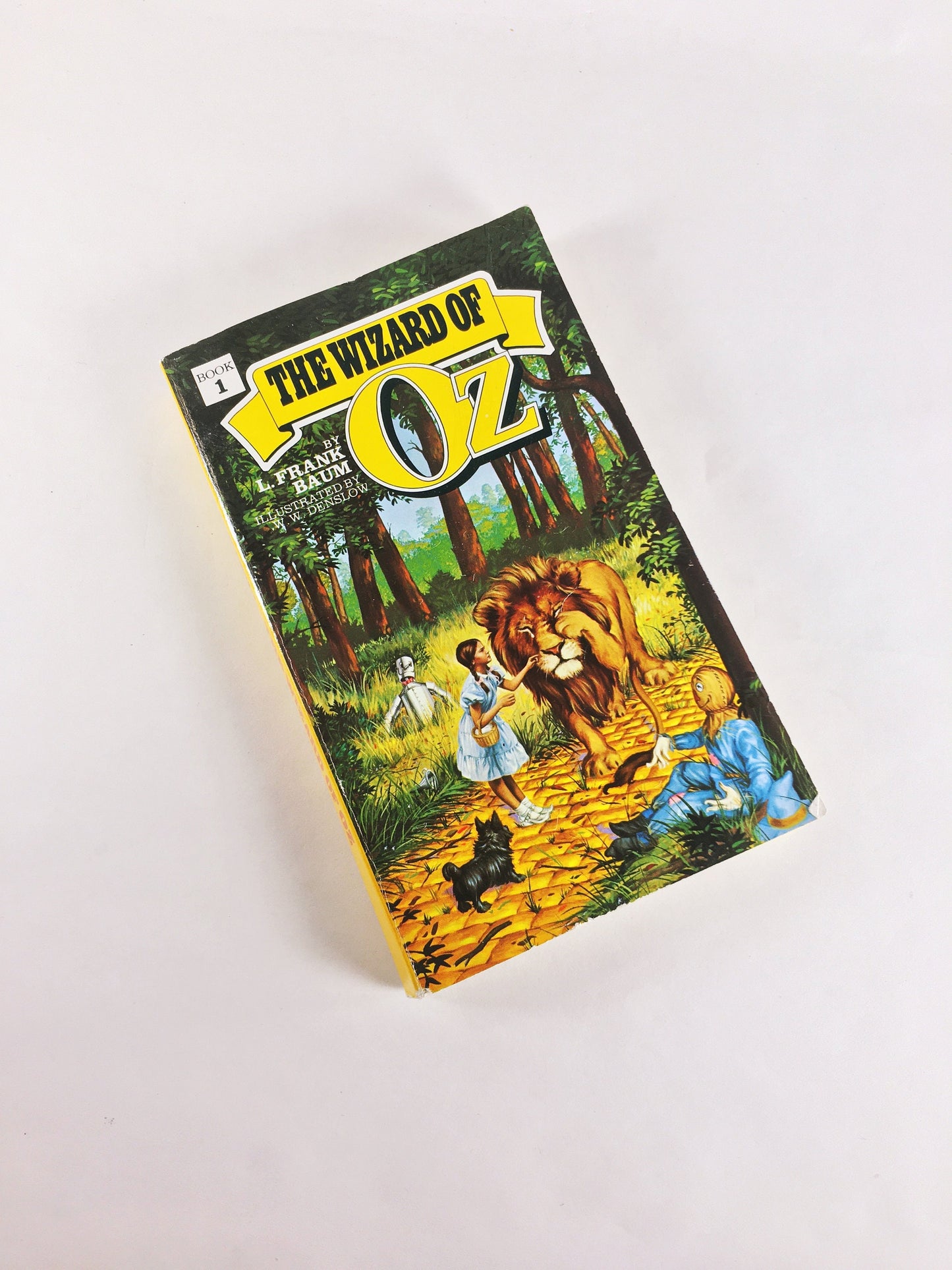 1979 Wizard of Oz vintage paperback book by L Frank Baum Tik-Tok Ozma and Wizard of Oz circa 1979. Teen tween home school reading