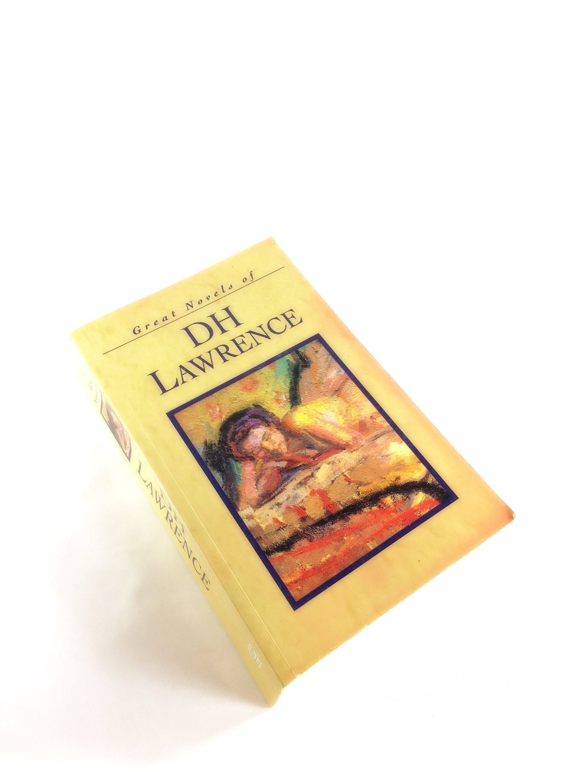 Novels of DH Lawrence vintage paperback book featuring Anna Victrix, Marsh and the Flood, First Love, Man's World. Bitterness of Ecstasy