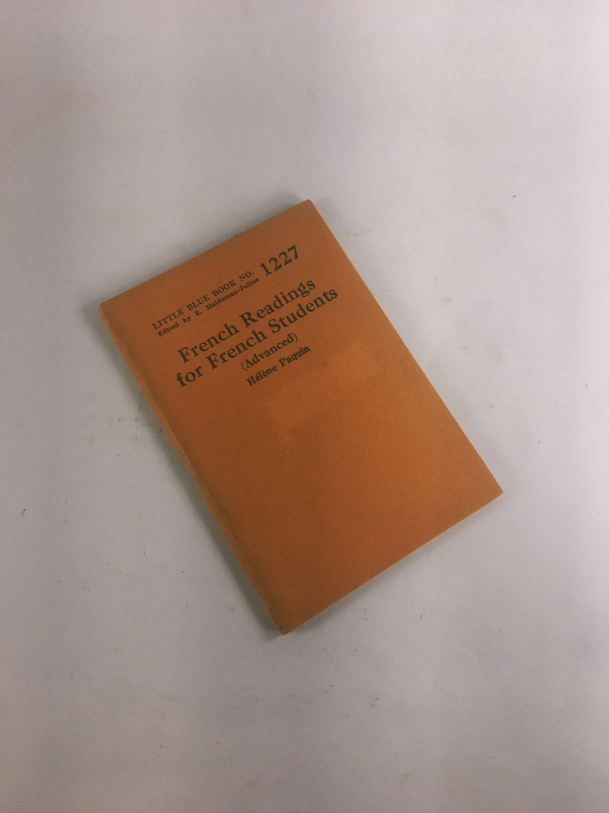 1923 Little Blue Books Haldeman-Julius Publishing Company booklets French Esperanto Law Dictionary Typewriting Shorthand Self Taught