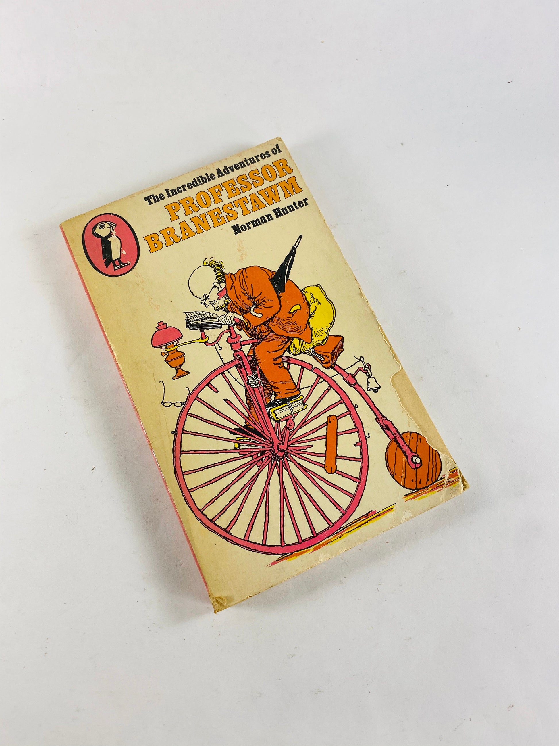 1967 Incredible Adventures of Professor Branestawm Vintage childrens paperback book by Norman Hunter. madly sane and absent minded inventor