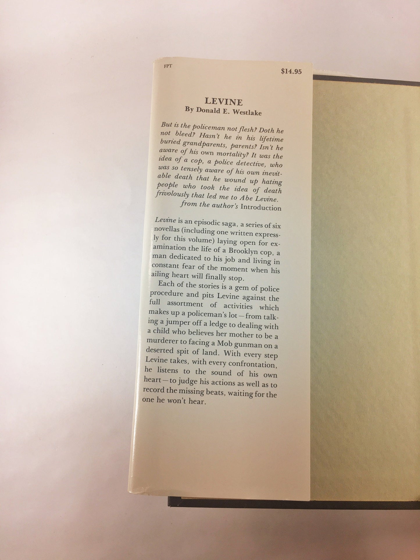 SIGNED Donald Westlake AS Richard Stark! First Edition vintage book Levine circa 1984. Author of Slayground, Mercenaries. Father's Day gift