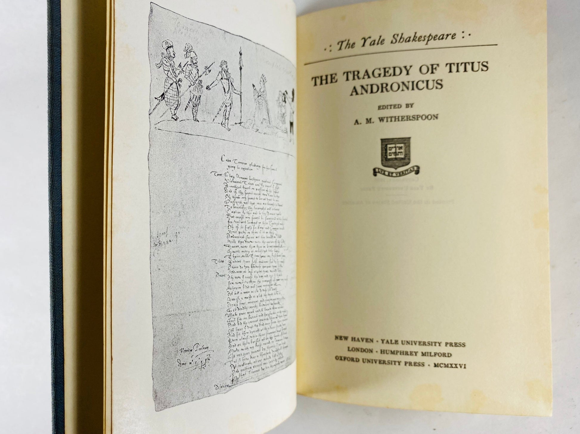1924 - 1956 Yale Shakespeare Blue vintage books PICK ONE Plays poetry & sonnets. King Lear Macbeth Romeo and Juliet Anthony and Cleopatra