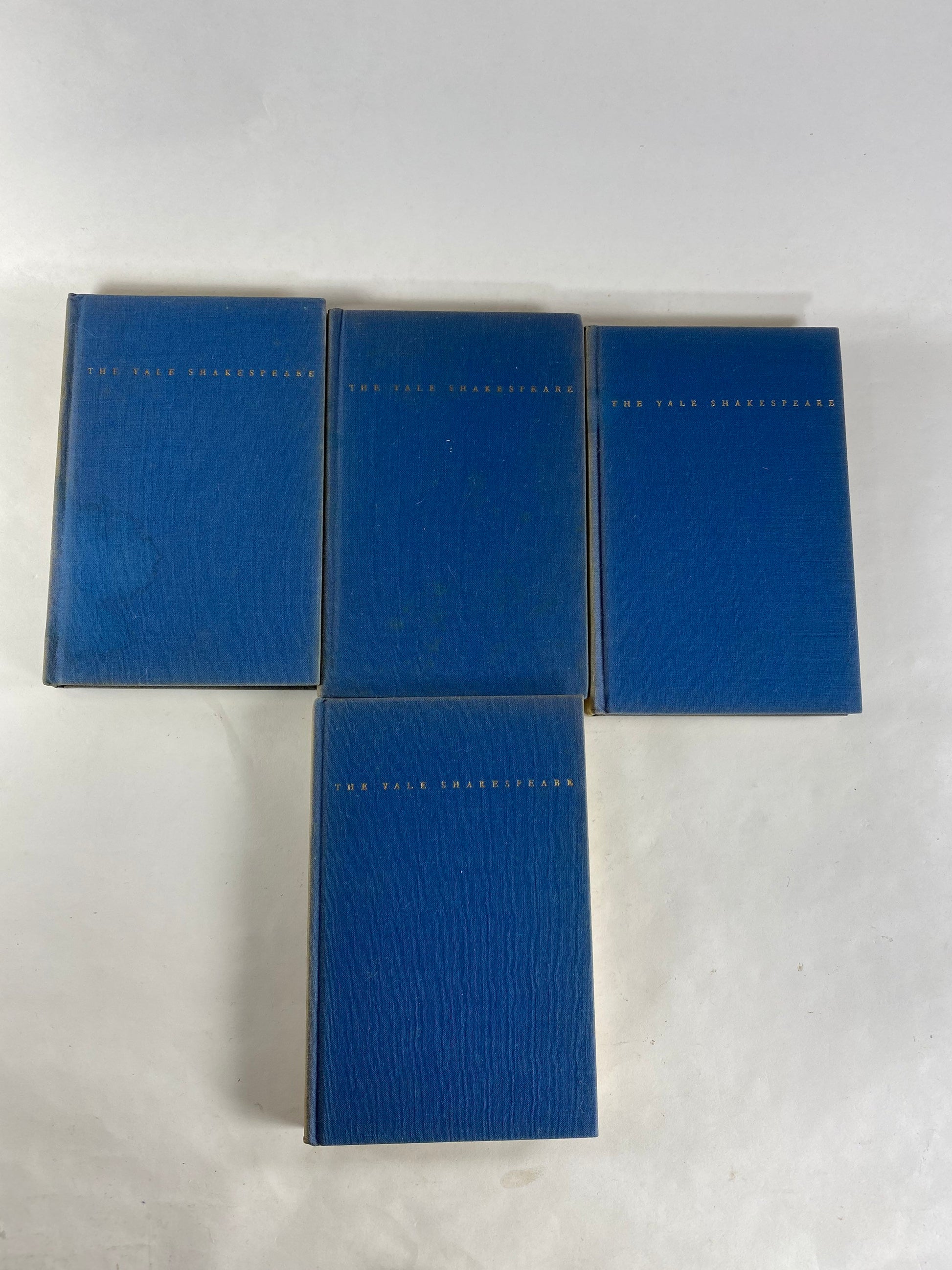 1924 - 1956 Yale Shakespeare Blue vintage books PICK ONE Plays poetry & sonnets. King Lear Macbeth Romeo and Juliet Anthony and Cleopatra