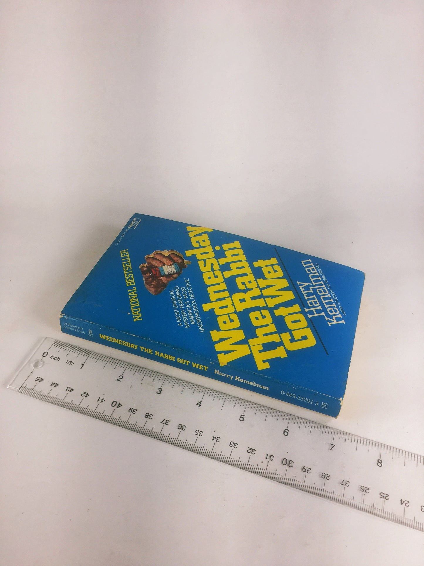 Wednesday the Rabbi Got Wet by Harry Kemelman Vintage paperback Rabbi Small Mystery book circa 1976. Lively dialogue, dry wit