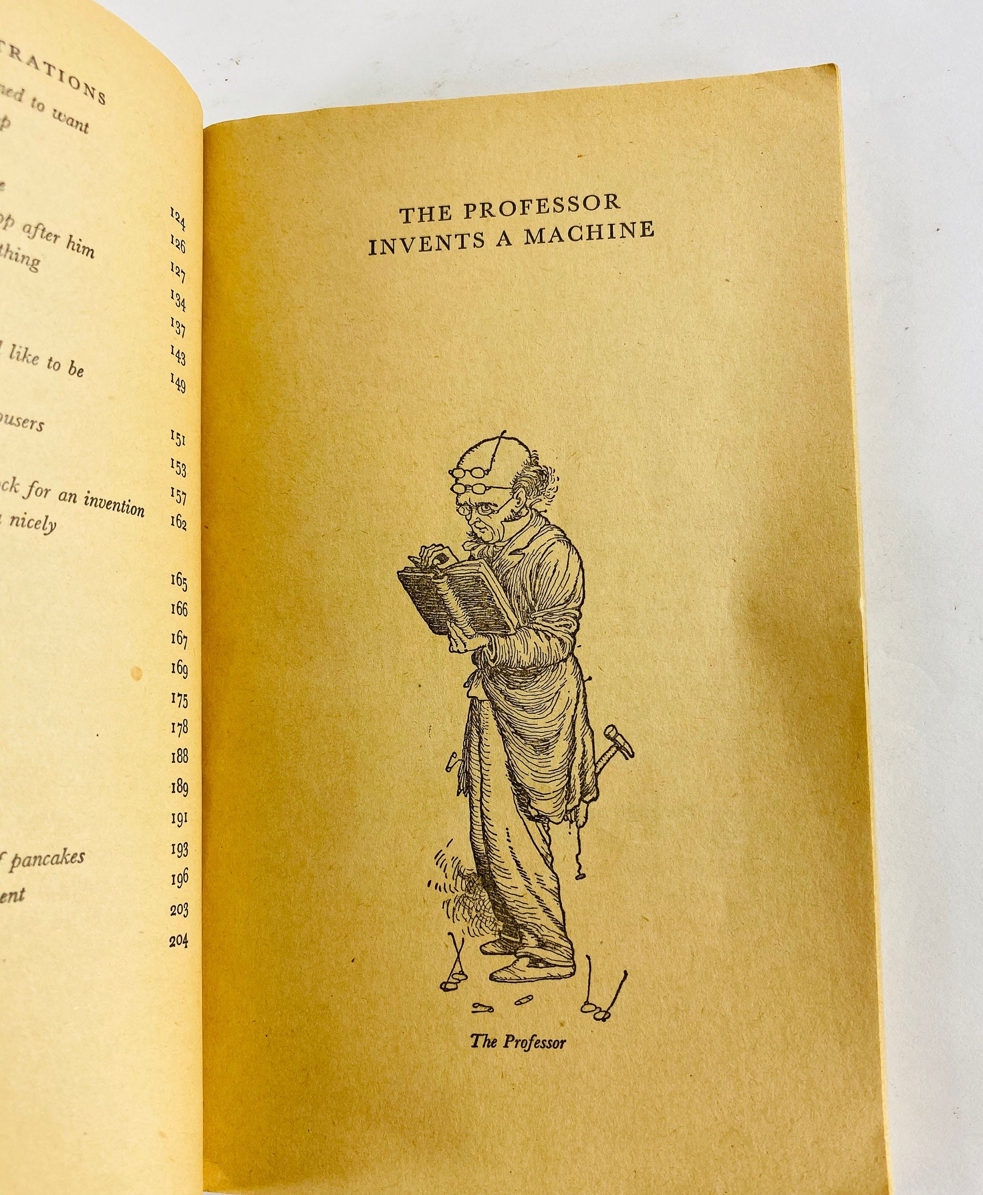 1967 Incredible Adventures of Professor Branestawm Vintage childrens paperback book by Norman Hunter. madly sane and absent minded inventor