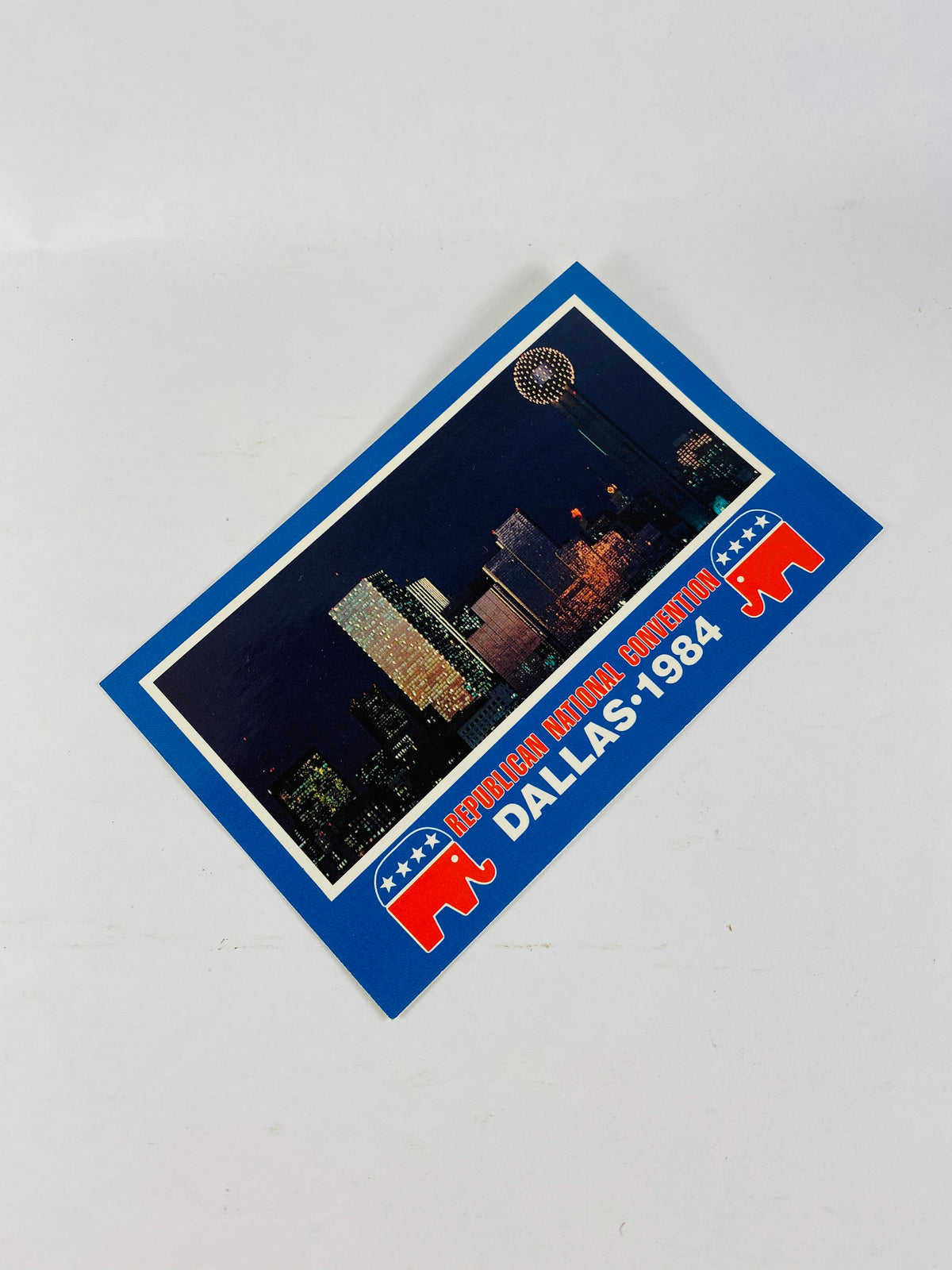 1984 Republican National Convention Reagan Bush vintage memorabilia Dallas Texas. Order of Business, envelopes, pamphlets, postcards ticket