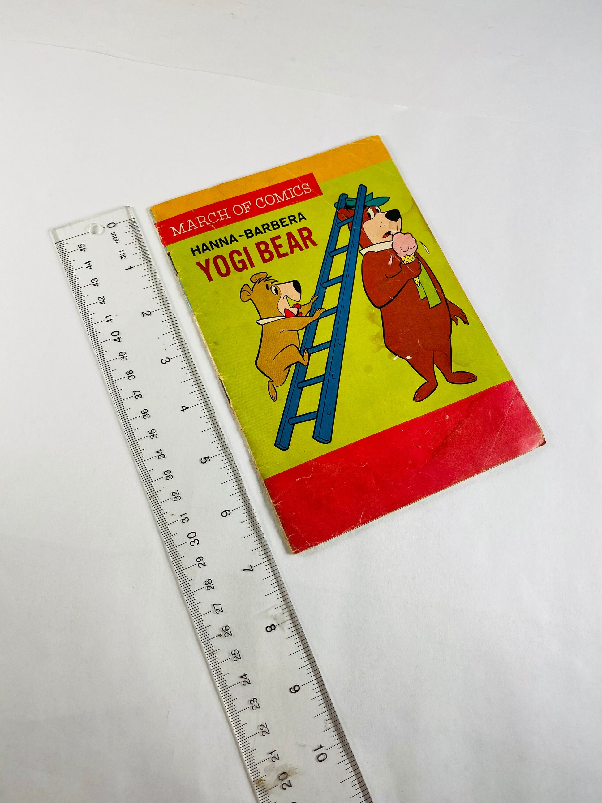 1966 March of Comics Yogi Bear 291 full color promotional Giveaway from Foley's Department Store in Houston Texas. Vintage Hanna Barbera