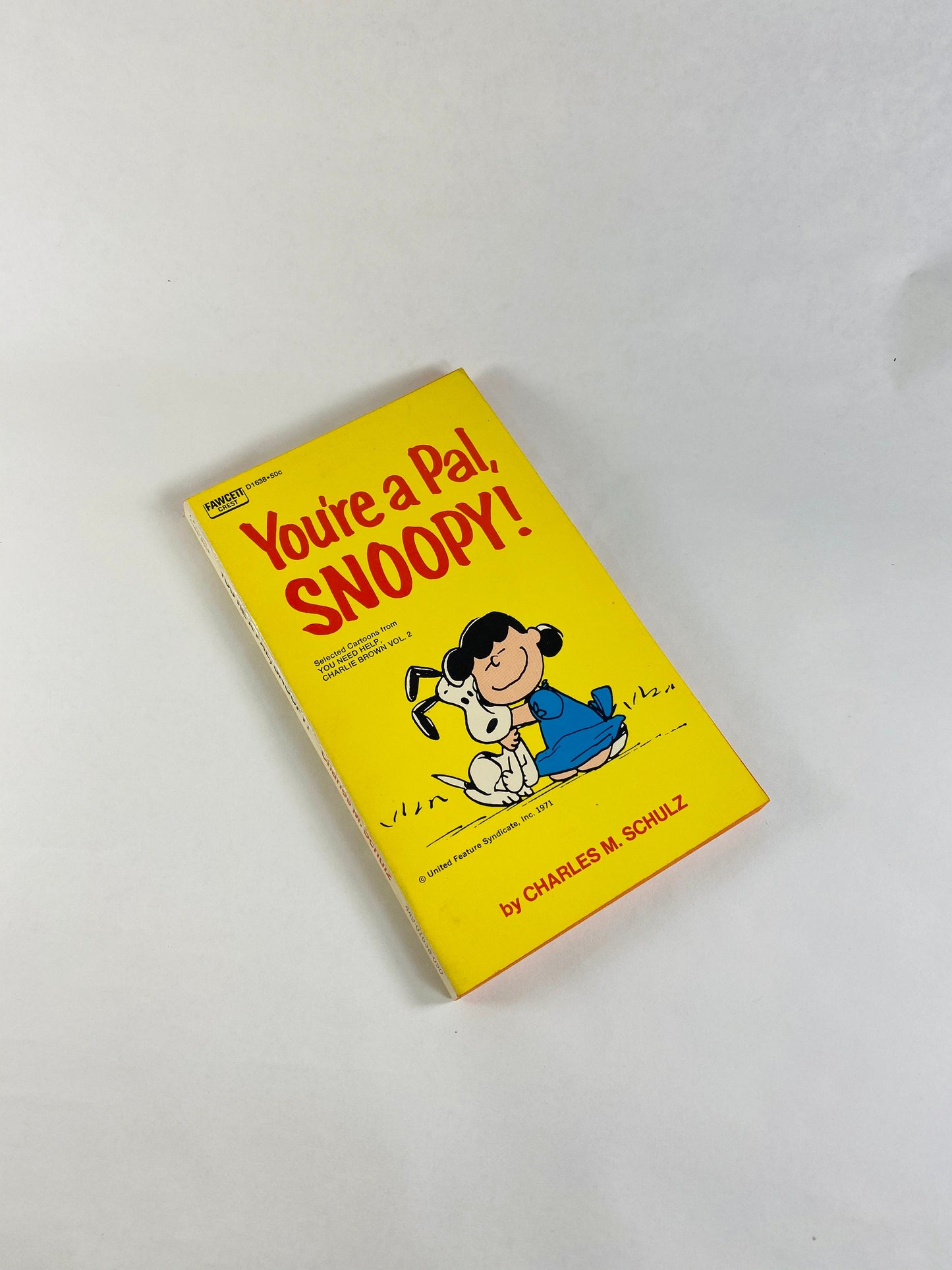 1964 Charlie Brown vintage paperback books by Charles Schulz. What's Next, Slide Snoopy Lucy Woodstock Linus. Beat friend gift