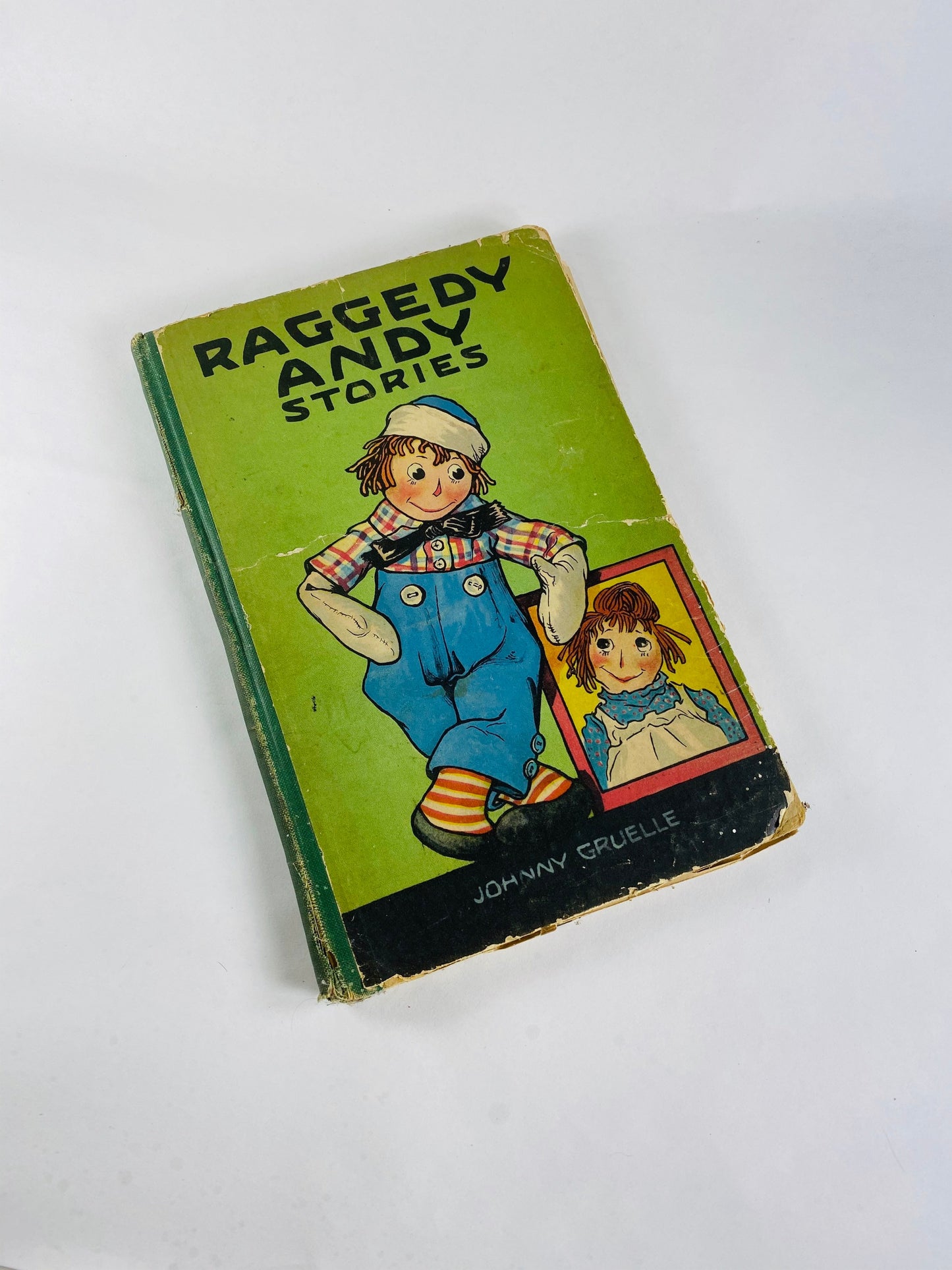 1920 vintage Raggedy Andy Stories book Introducing the Little Rag Brother of Raggedy Ann Volland "Happy Children Books"