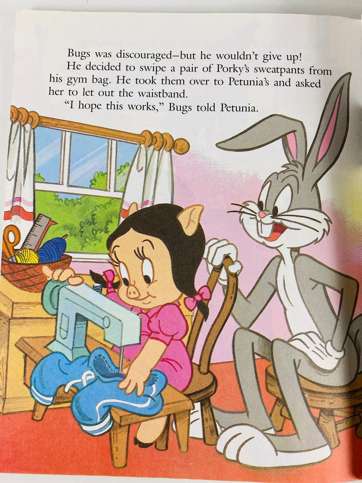 1986 Bugs Bunny and the Health Hog. FIRST EDITION vintage Little Golden Book Looney Tunes