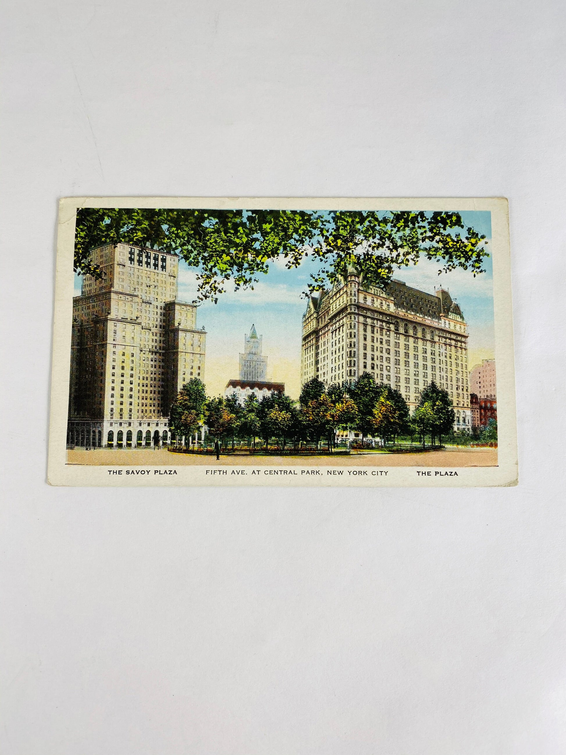 Vintage postcard Hotel New Yorker, New Orleans Monteleone, Del Rio Texas, Perdue University, Muskogee Oklahoma, Savoy Plaza NYC, Lubbock