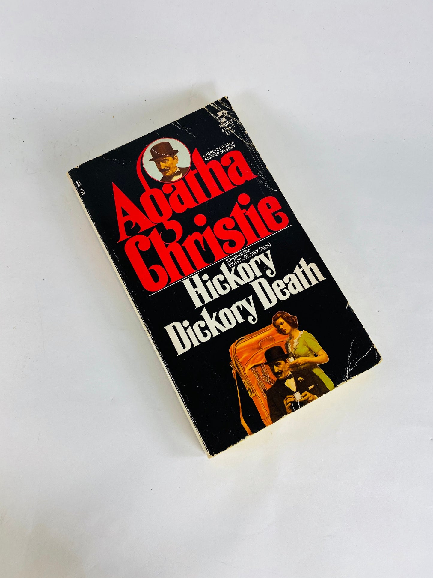 Vintage Agatha Christie paperback book. EARLY murder mystery crime Double Sin Mysterious Affair Hickory Death on Nile Mystery Blue Train