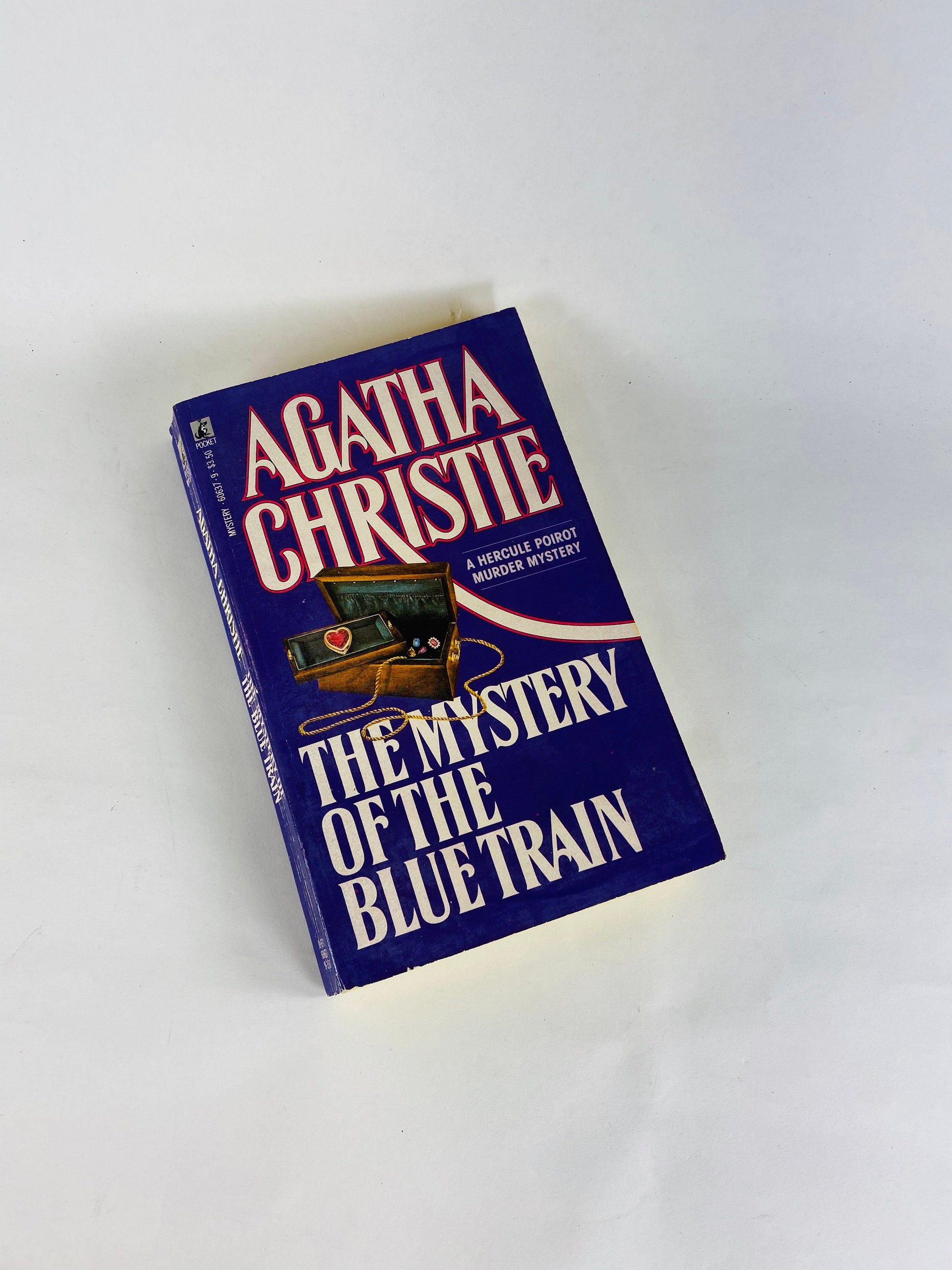 Vintage Agatha Christie paperback book. EARLY murder mystery crime Double Sin Mysterious Affair Hickory Death on Nile Mystery Blue Train