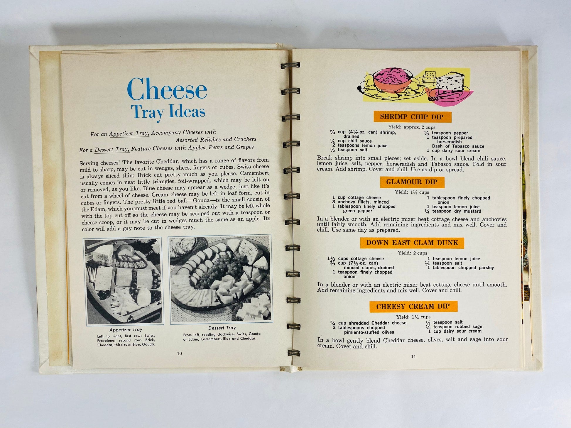 American Dairy Association Modern Approach to Every Day Cooking. Vintage 1970s Cookbook collectible. Recipes, cheese trays.