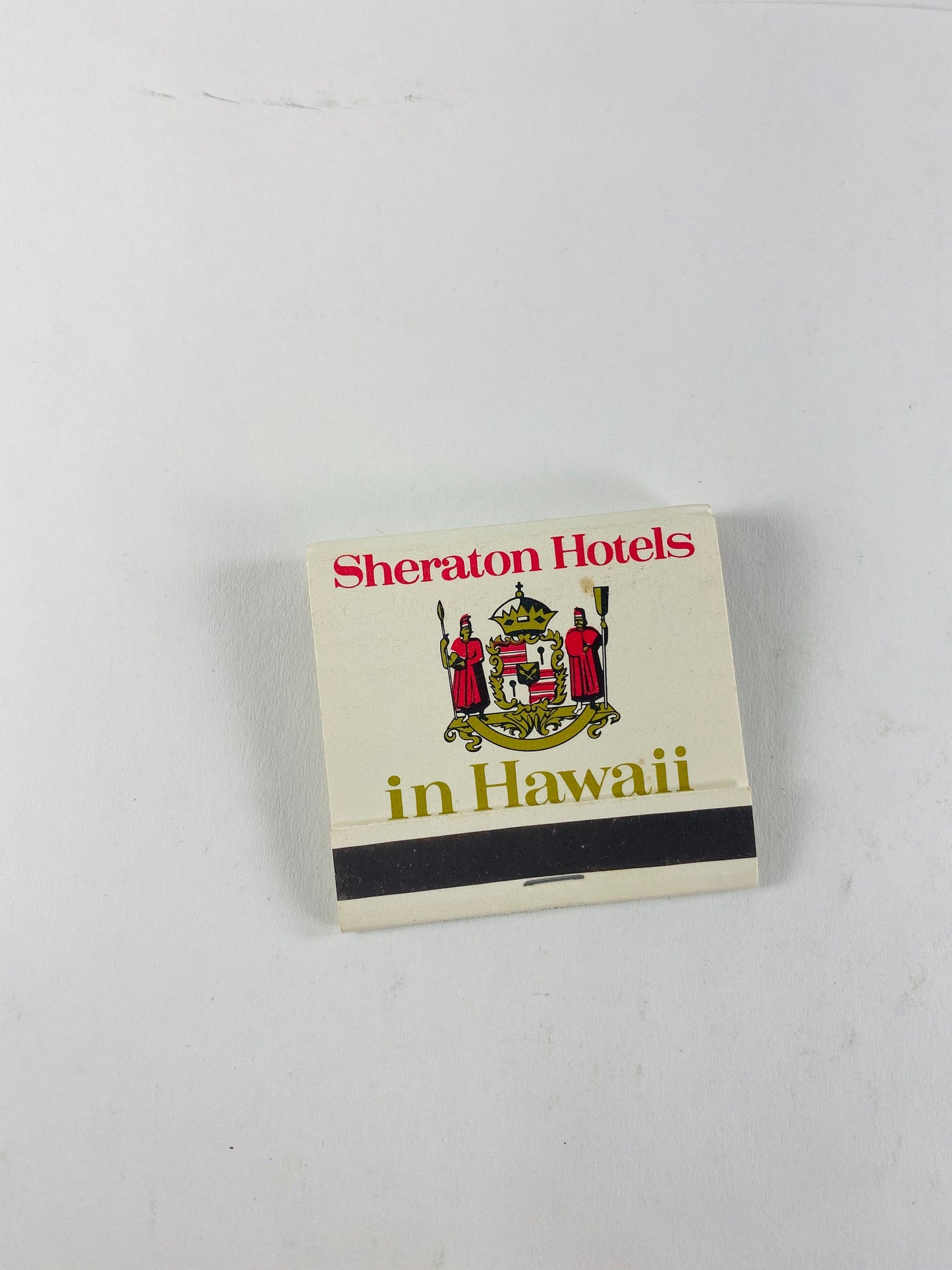 1960 Vintage UNUSED matches lot Howard Johnson, Holiday Inn, Sheraton Hawaii Petite cardboard home office decor made in the US set