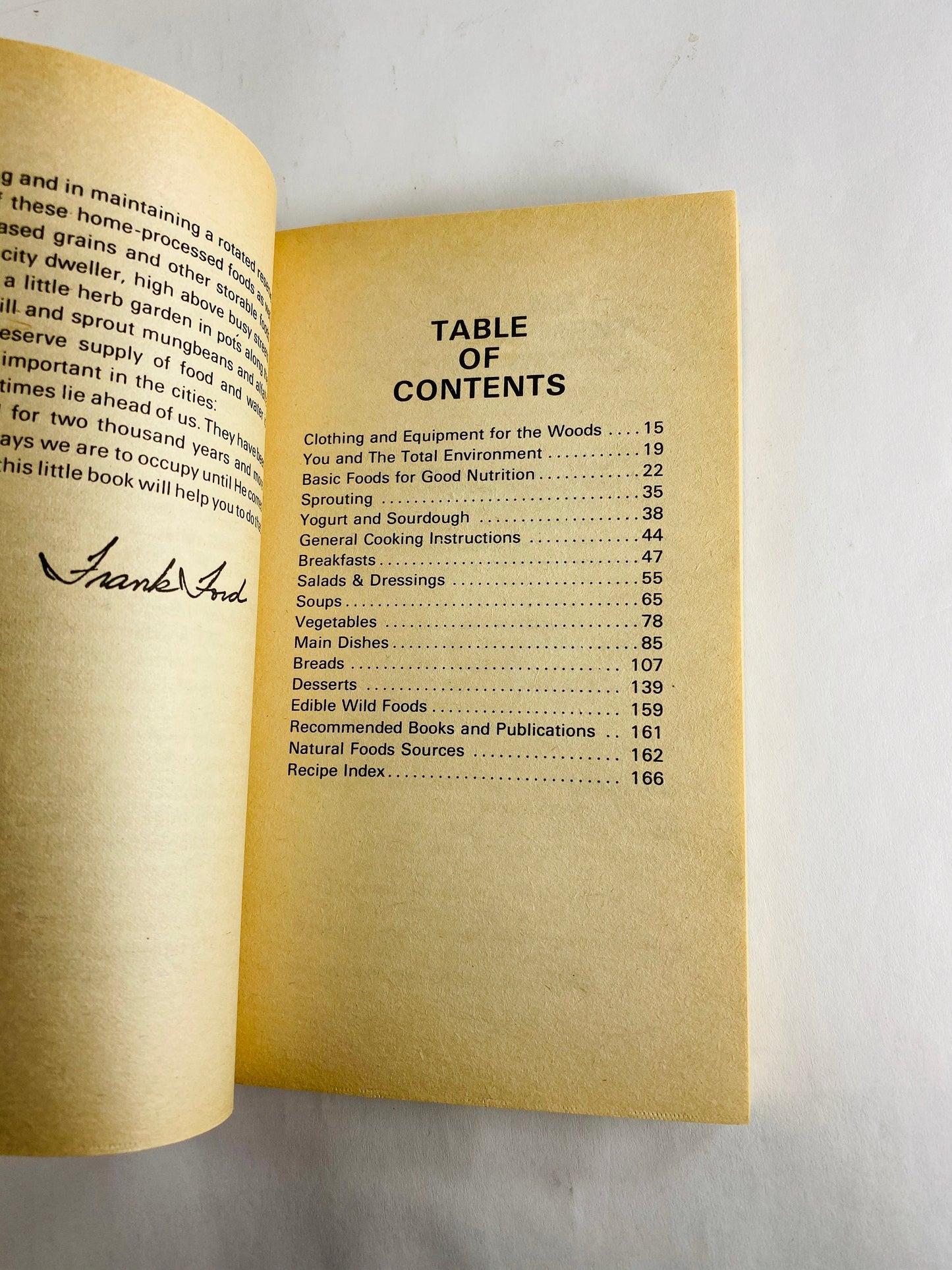 Simpler Life Vintage natural foods paperback cookbook circa 1978 by Arrowhead Mills. outdoors nature lover gift