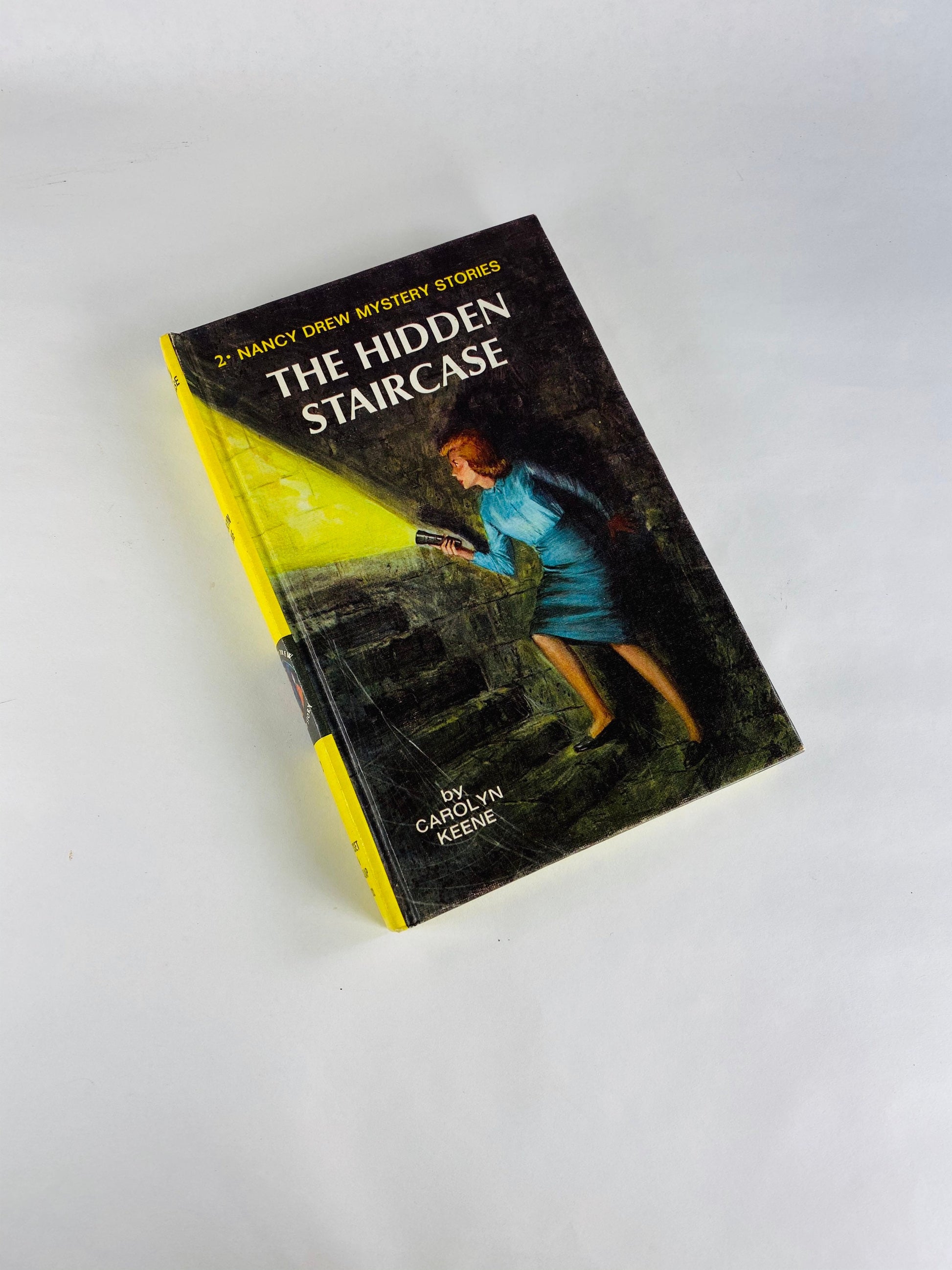 1970 Nancy Drew Mystery Carolyn Keene Vintage books with b&w endpapers. Forgotten City Red Gate Farm Clue Diary Hidden Staircase 99 Larkspur