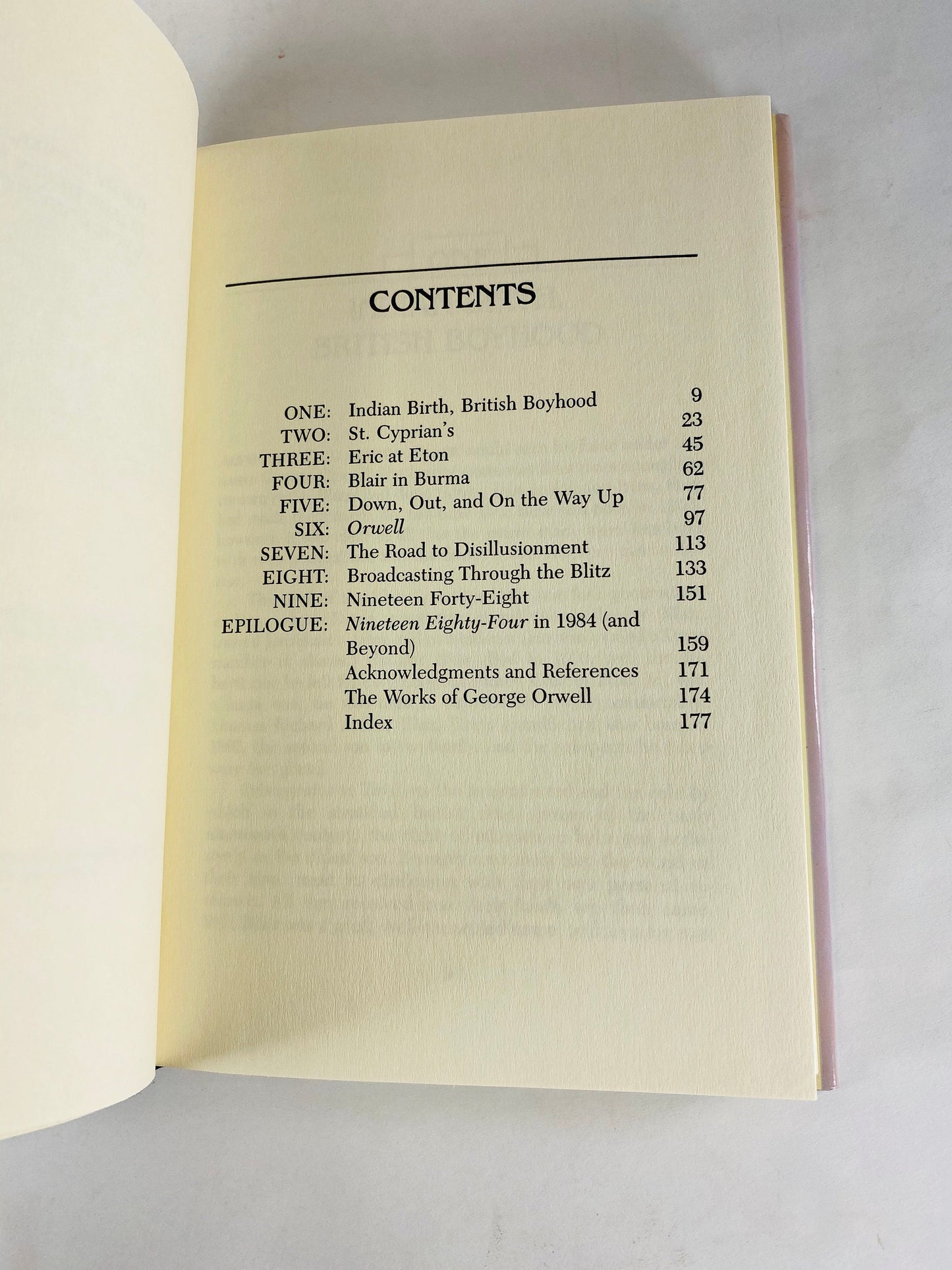 George Orwell biography FIRST EDITION Vintage book circa 1985 The Political Pen by Keith Ferrell. Classic dystopian literature gift